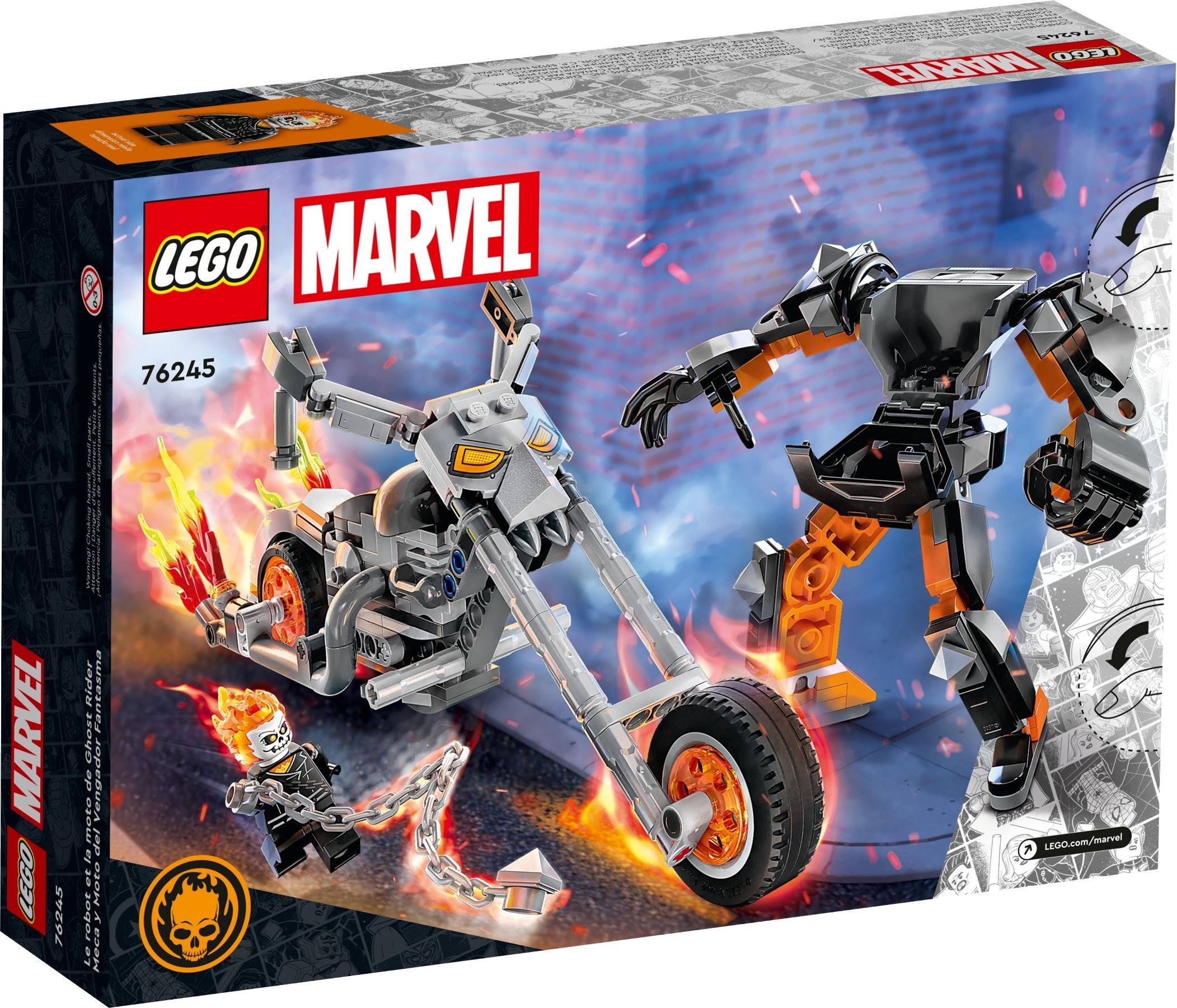 LEGO Marvel Ghost Rider Mech & Bike #76245