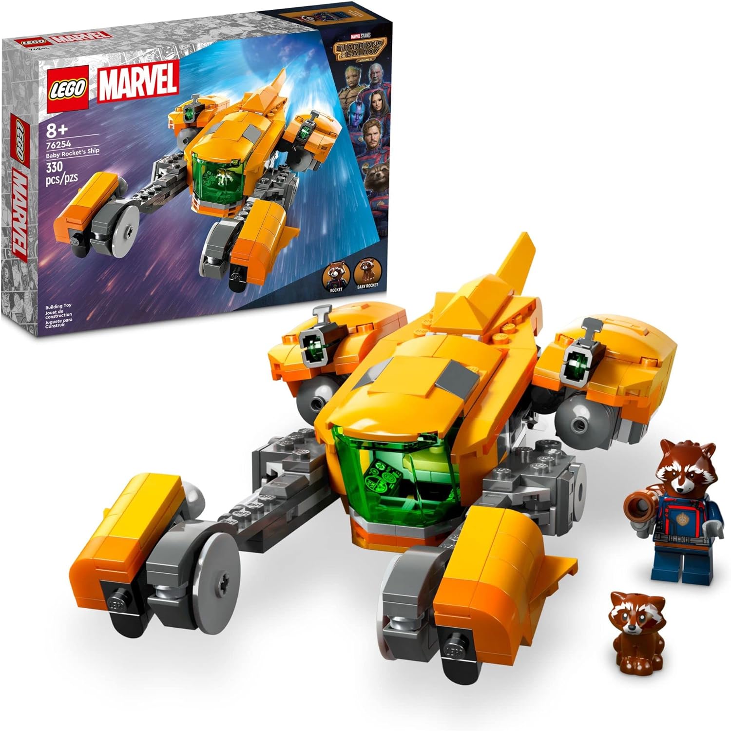 LEGO Marvel Baby Rocket's Ship 76254