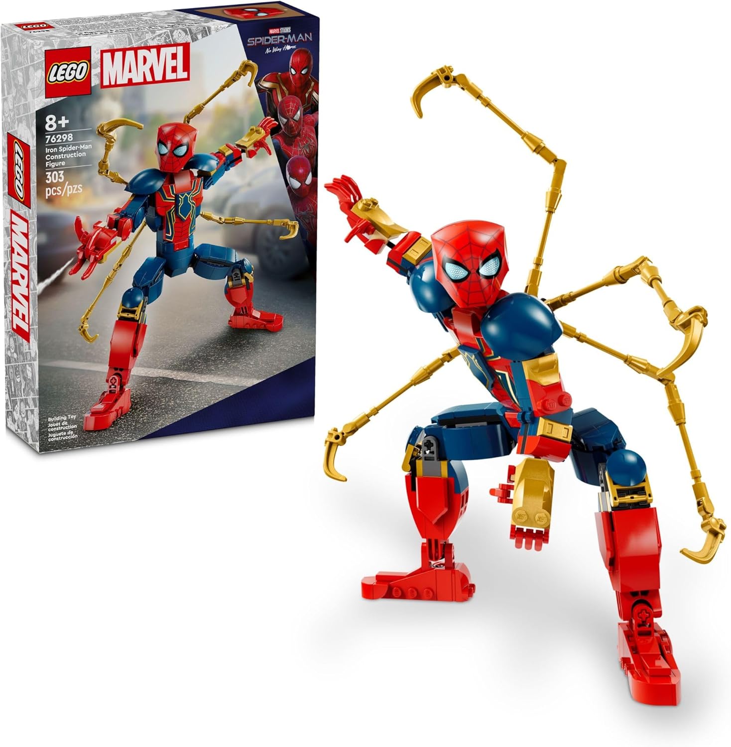 LEGO Marvel Spider-Man Buildable Figure 76298