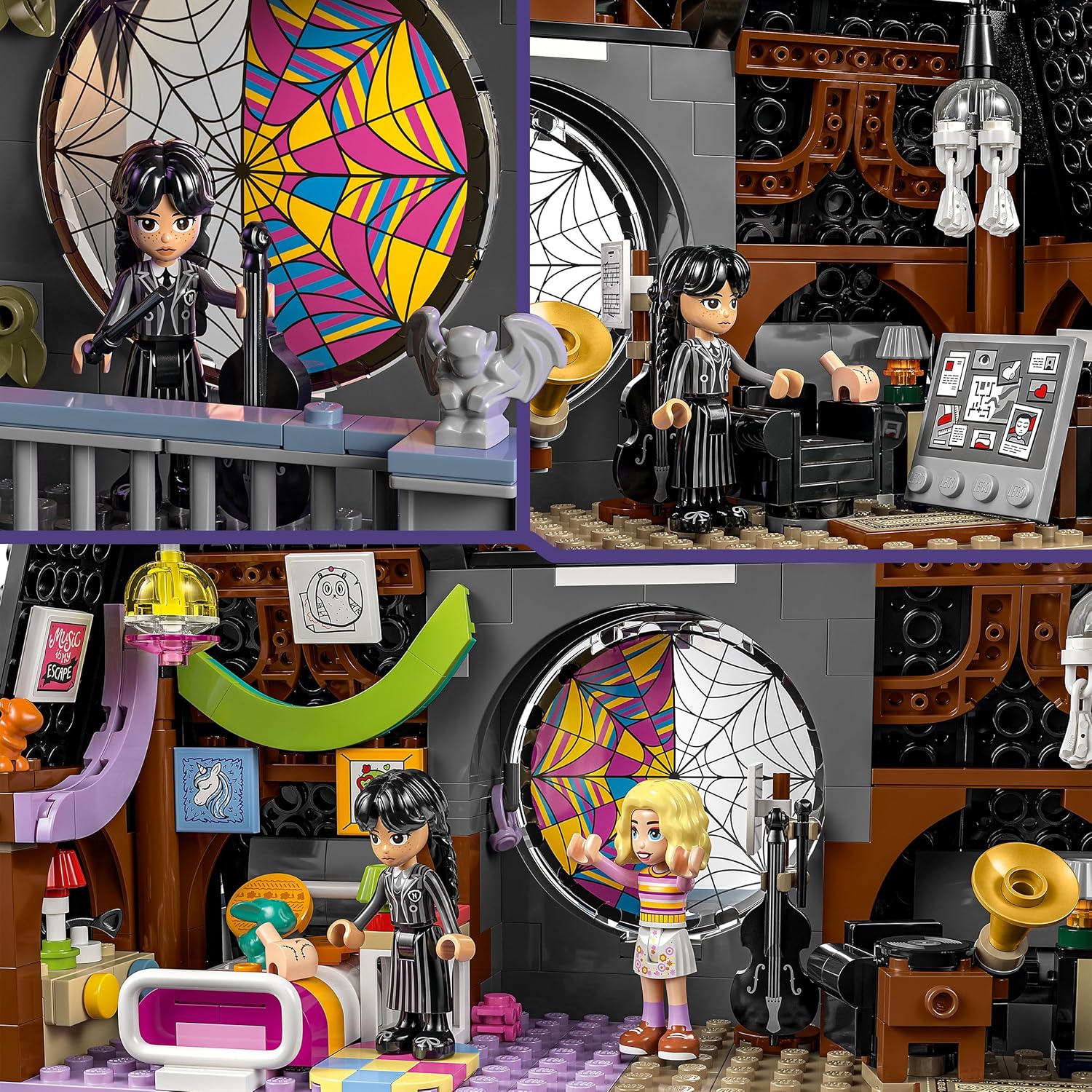 LEGO Wednesday & Enid's Dorm Room 76781