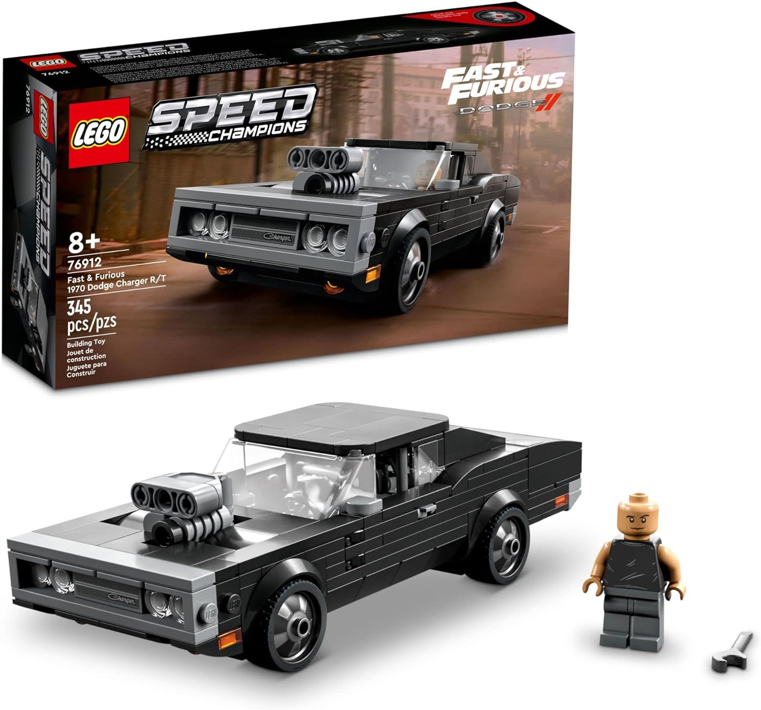 LEGO Speed Champions Fast & Furious 1970 Dodge Charger R/T #76912