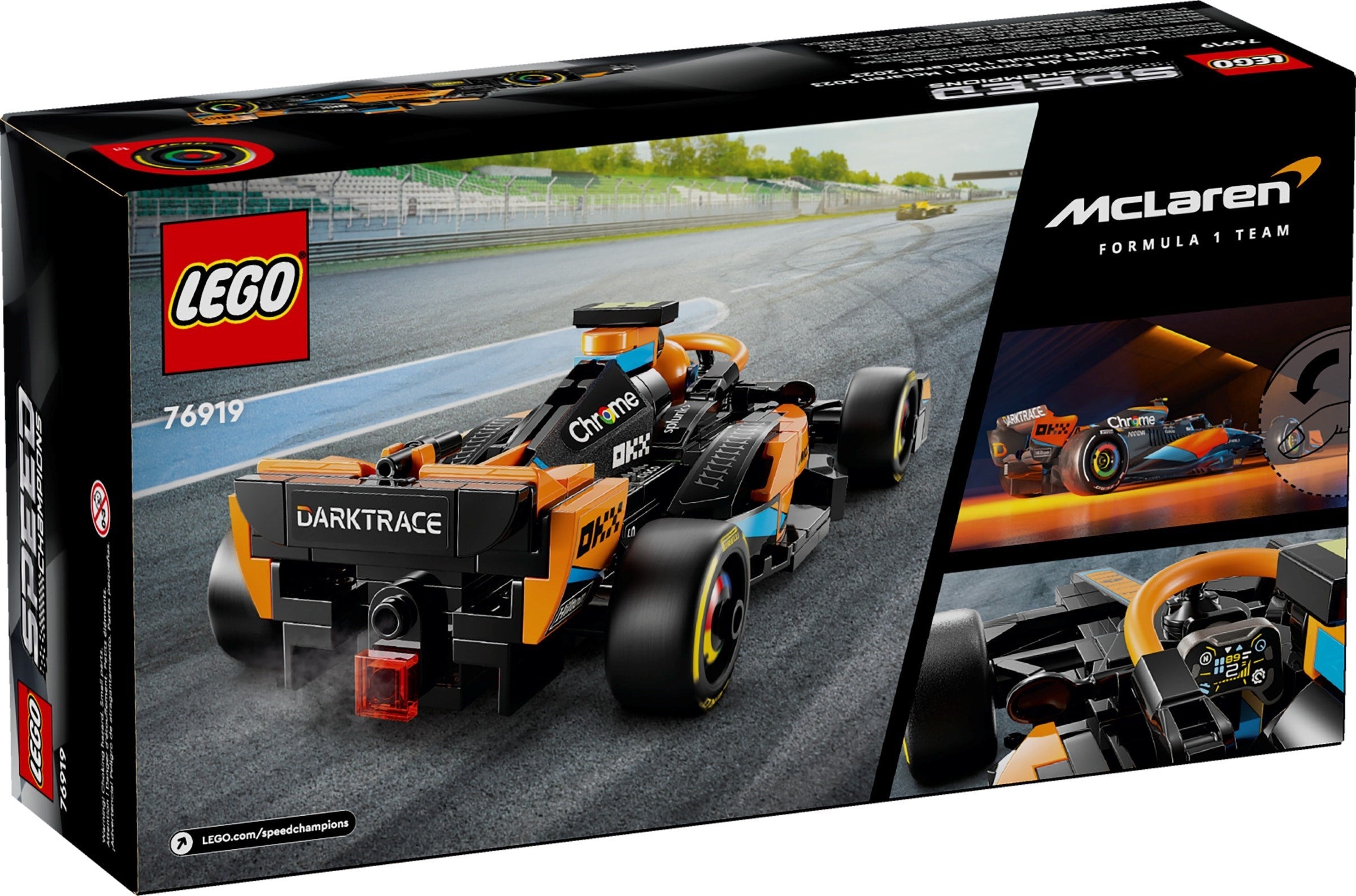 LEGO Speed Champions 2023 McLaren Formula 1 Race Car #76919