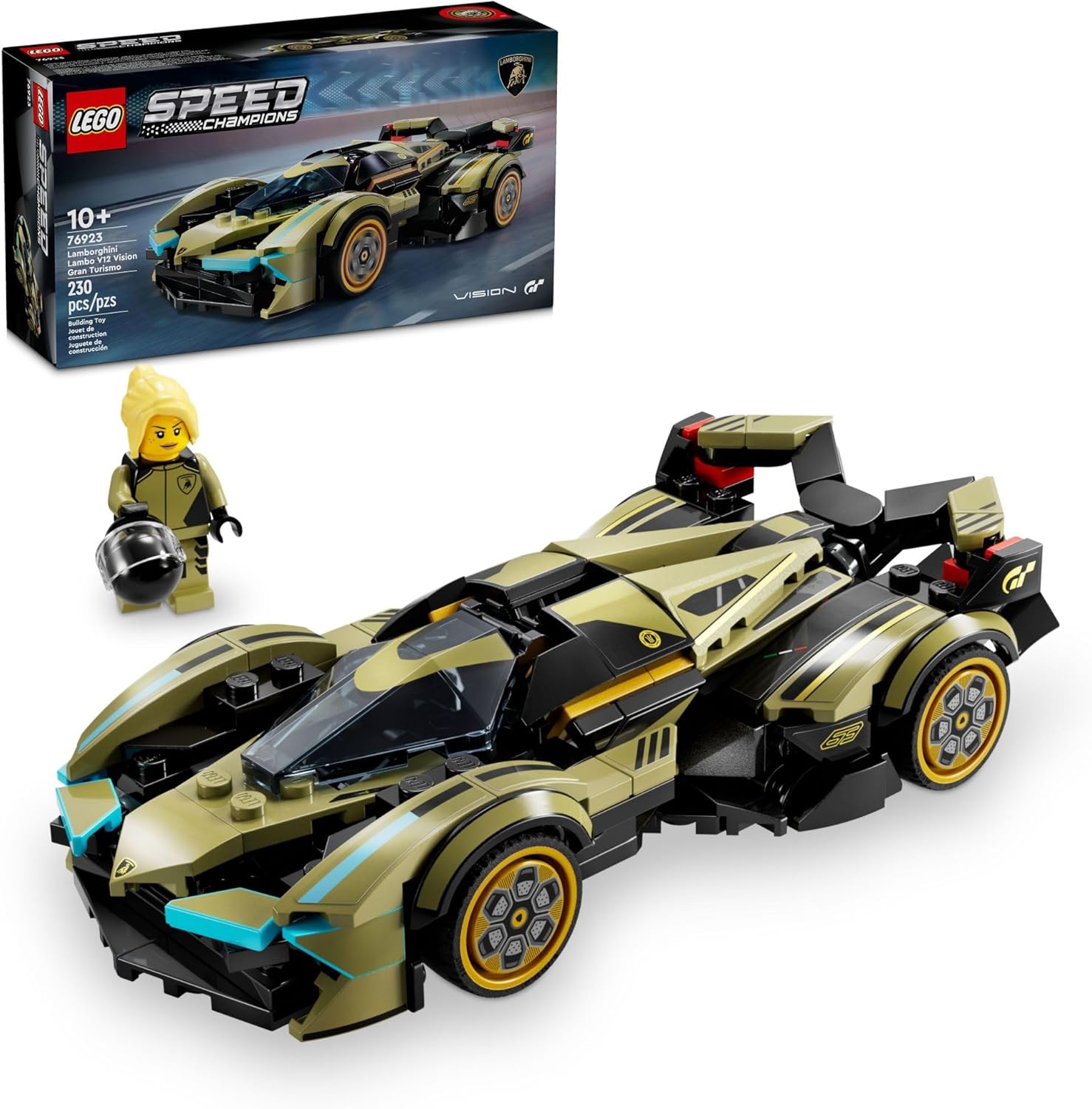 LEGO Speed Champions Lamborghini Lambo V12 Vision GT Super Car 76923