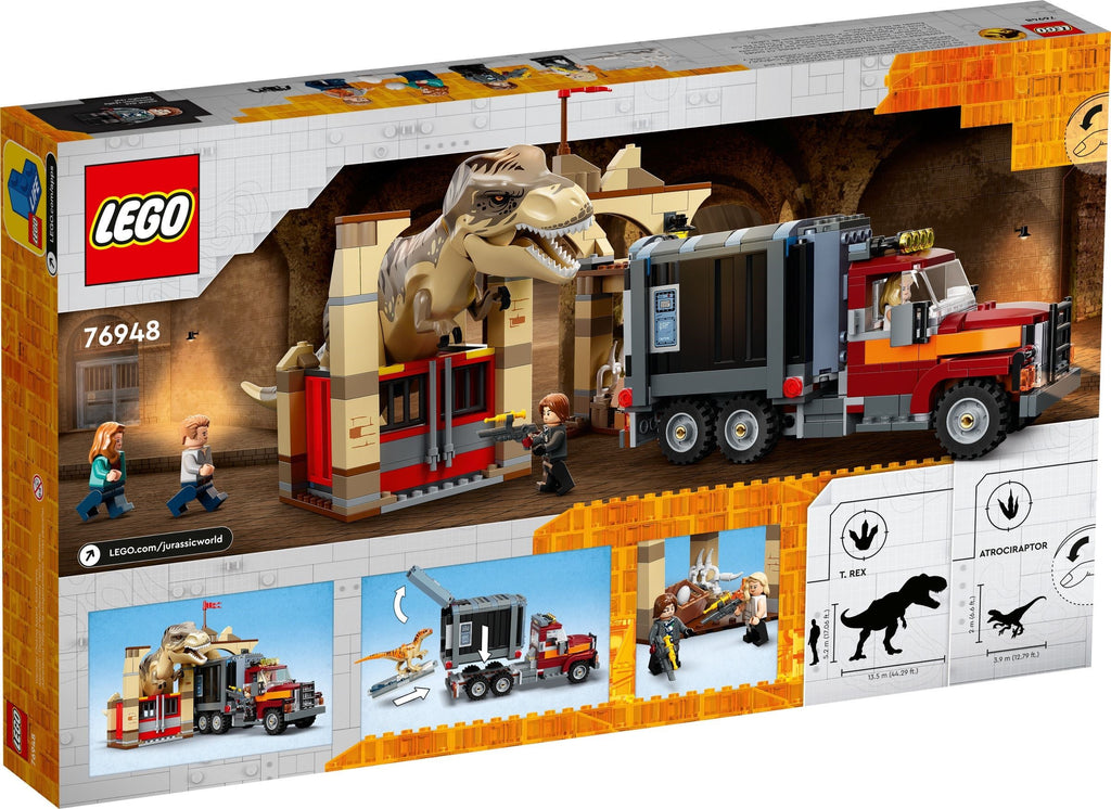 LEGO Jurassic World T-Rex & Atrociraptor Breakout #76948