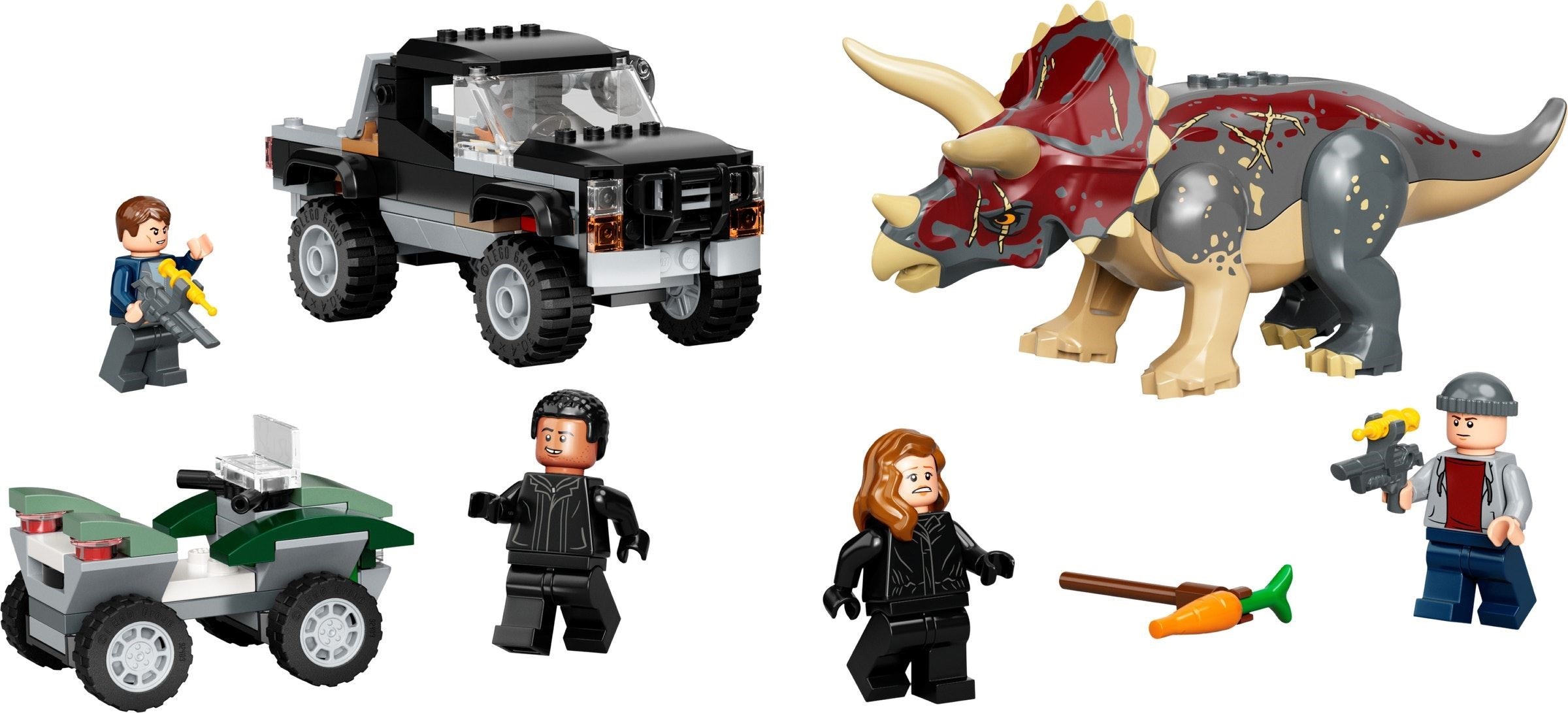 LEGO Jurassic World Triceratops Pickup Truck Ambush   #76950