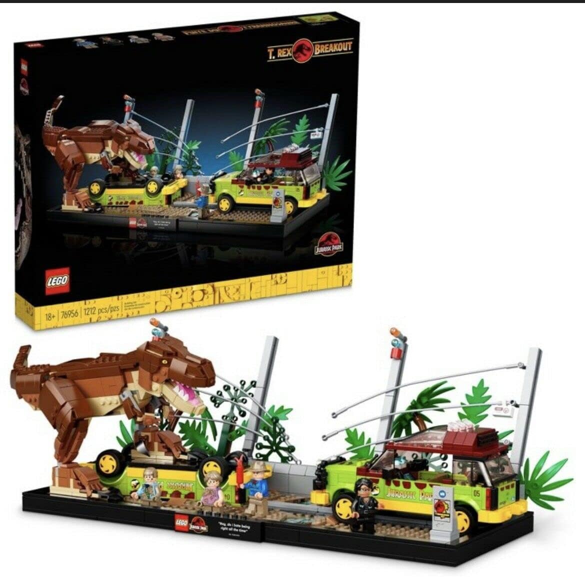 LEGO Jurassic Park T Rex Breakout #76956