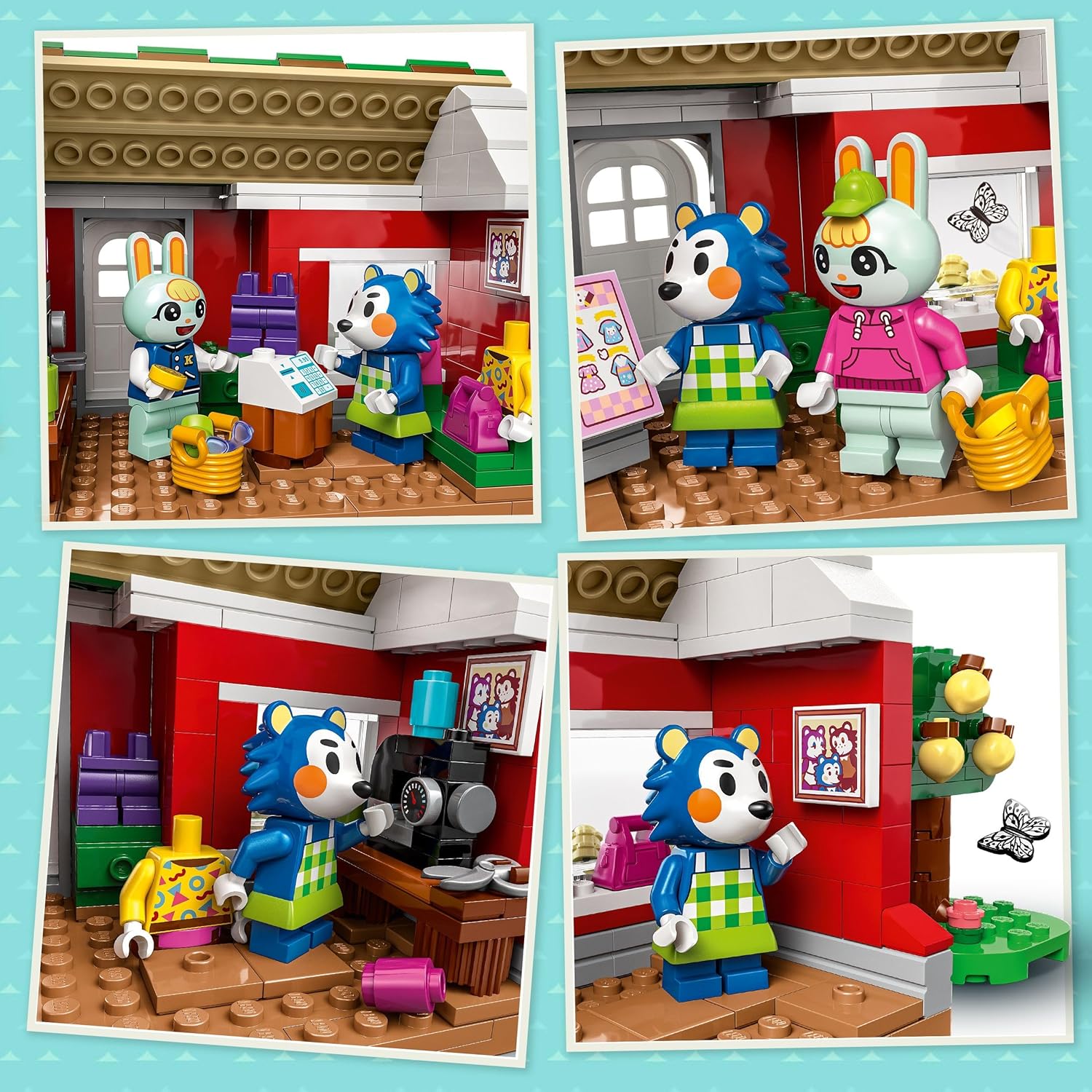 LEGO Animal Crossing Able Sister's Clothing Shop 77055