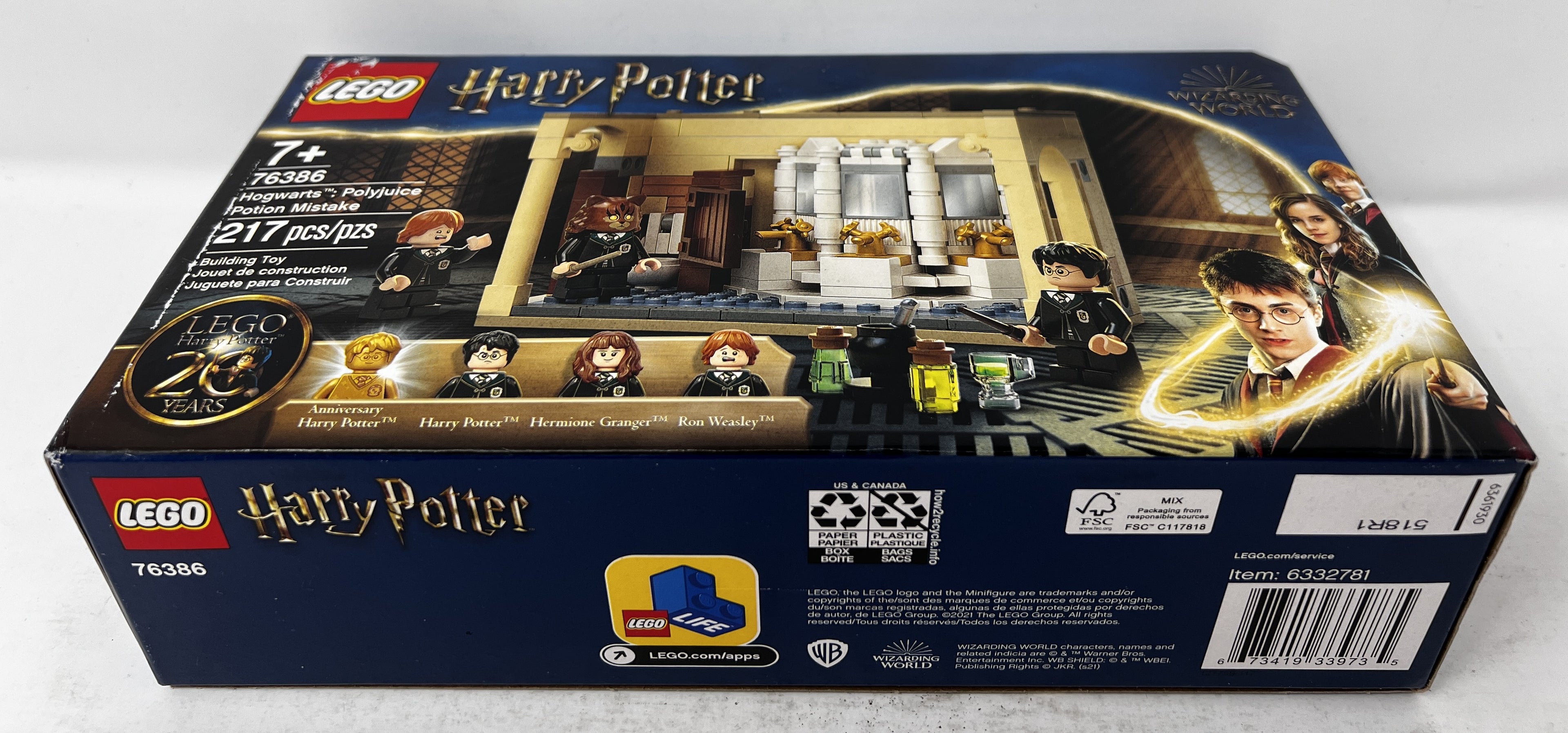 LEGO Harry Potter Polyjuice Potion Mistake 76386 (shelf wear, see pictures)
