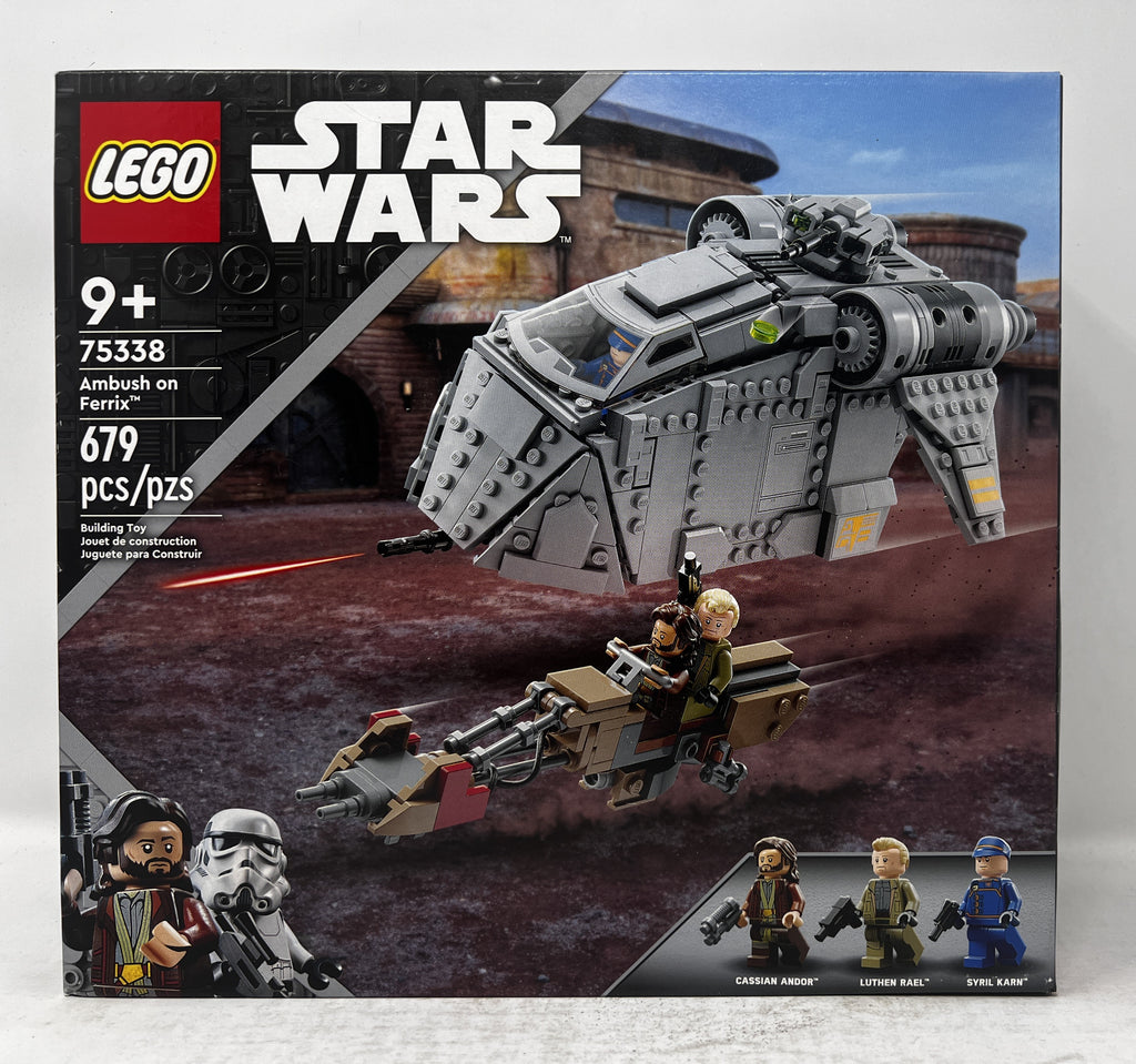 LEGO Star Wars Ambush on Ferrix 75338 (shelf wear/creasing, see pictures)