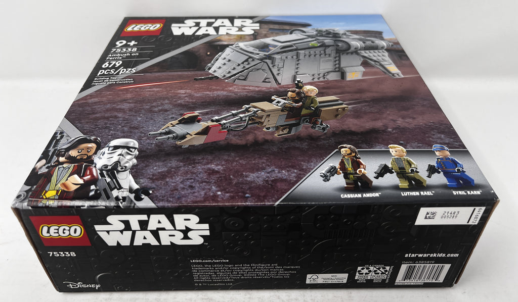 LEGO Star Wars Ambush on Ferrix 75338 (shelf wear/creasing, see pictures)