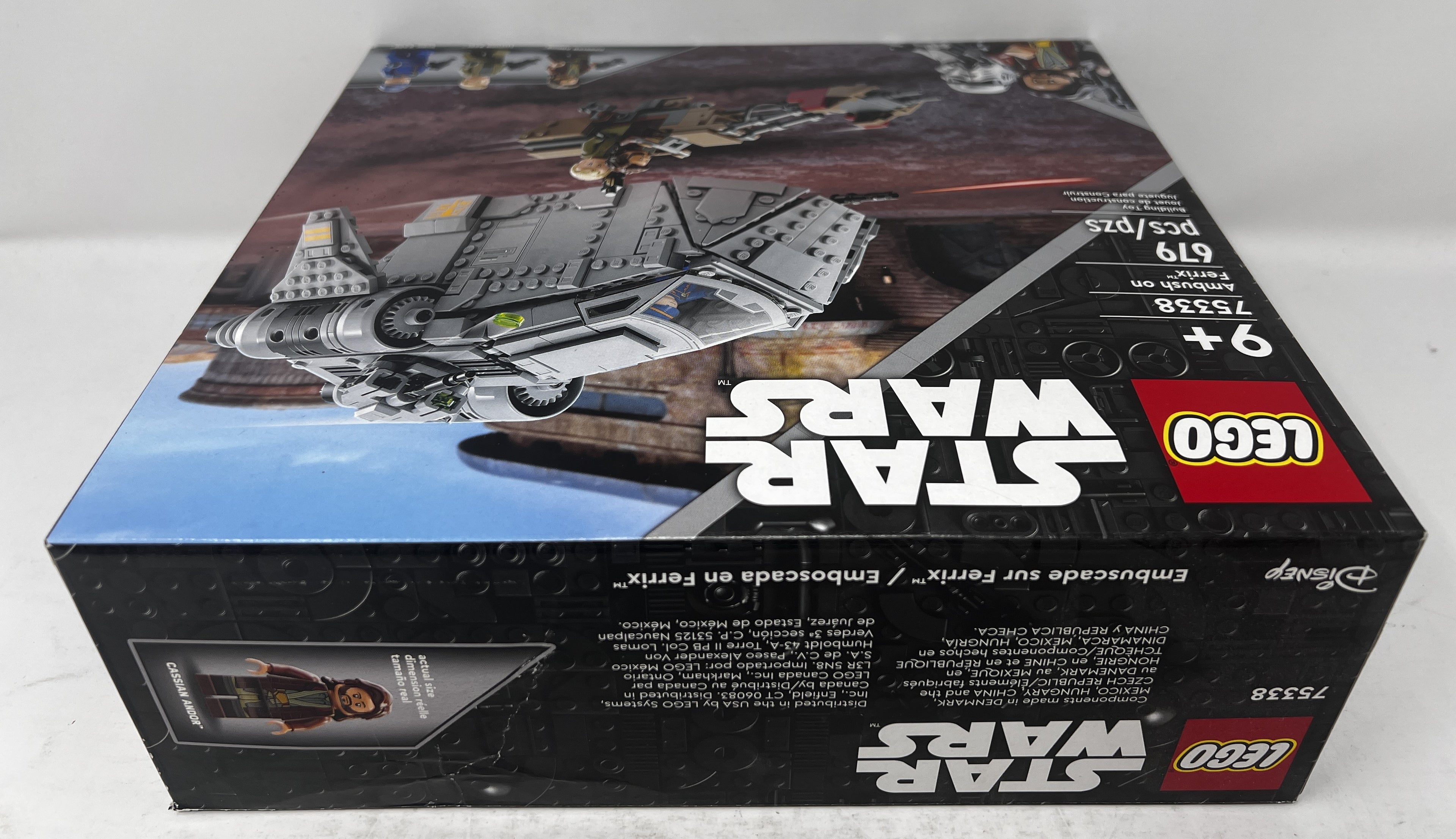 LEGO Star Wars Ambush on Ferrix 75338 (shelf wear/creasing, see pictures)