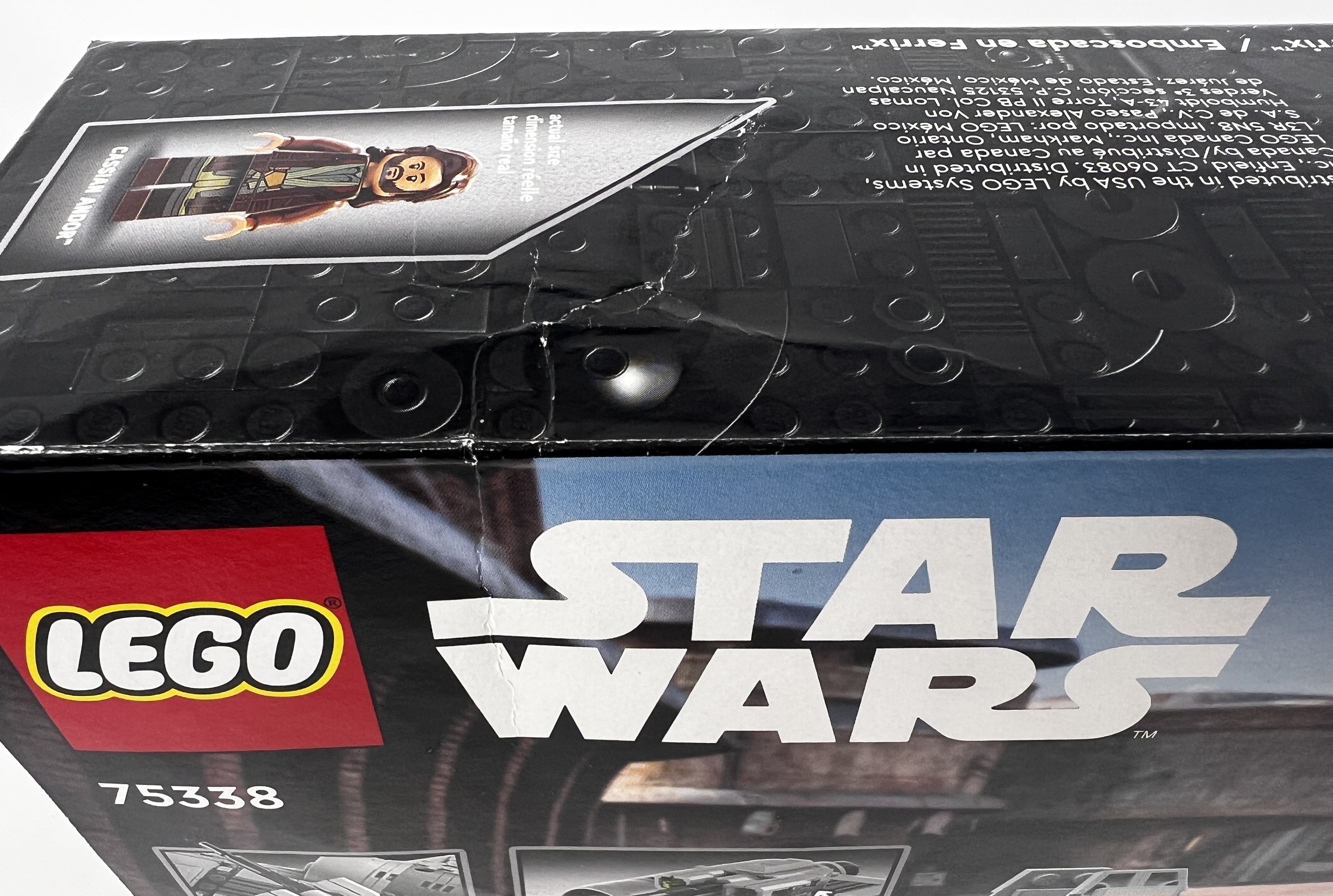 LEGO Star Wars Ambush on Ferrix 75338 (shelf wear/creasing, see pictures)