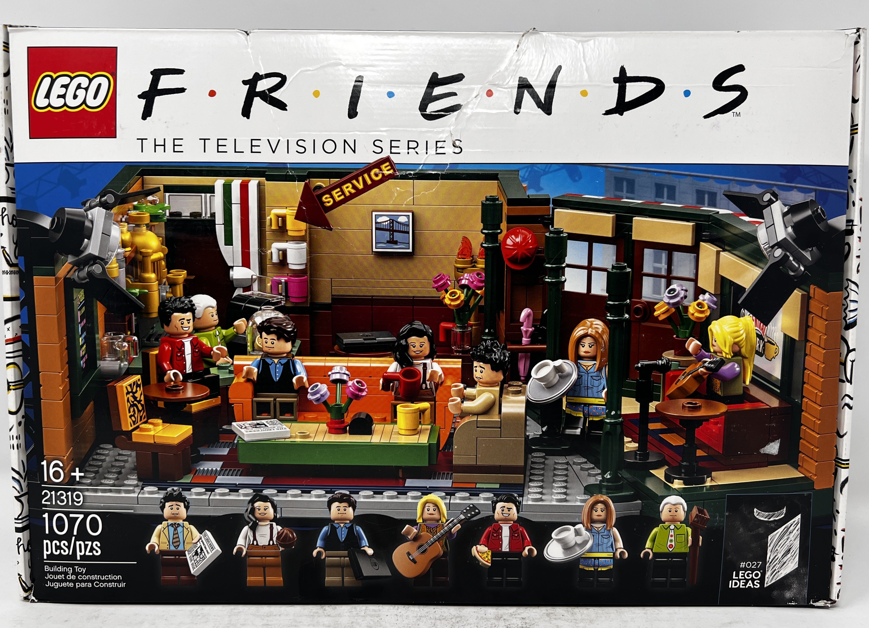 LEGO Ideas FRIENDS Central Perk 21319 (Damaged box, see pictures)
