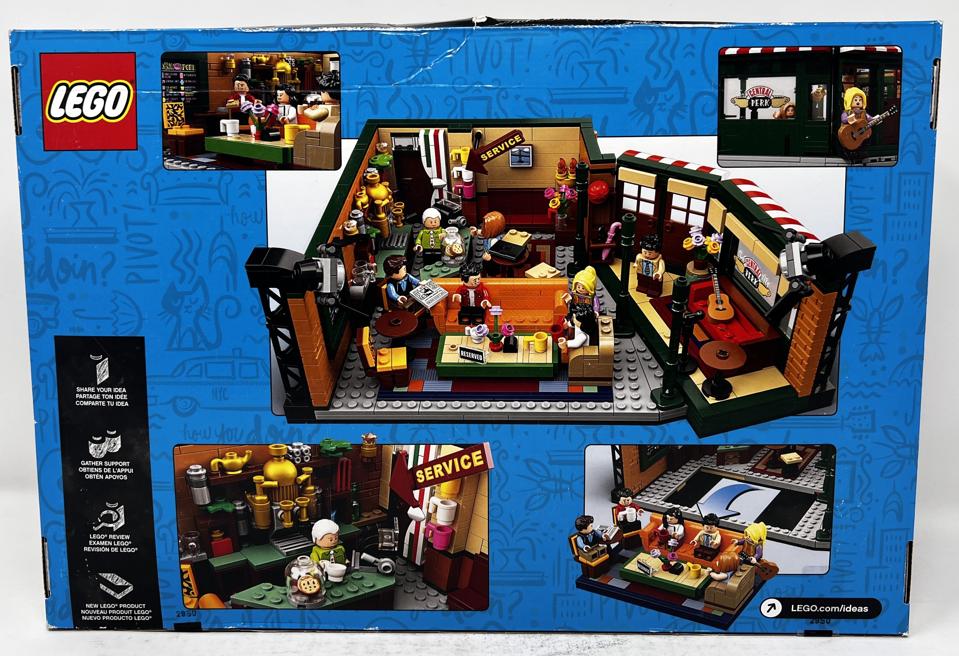 LEGO Ideas FRIENDS Central Perk 21319 (Damaged box, see pictures)