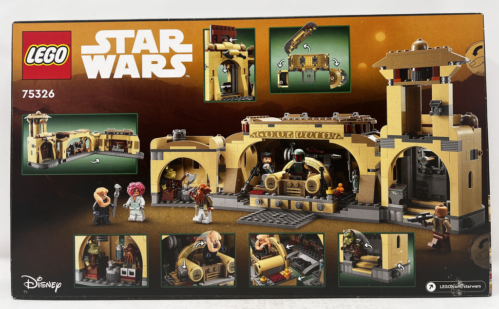 LEGO Star Wars Boba Fett's Throne Room 75326 (shelf wear, minor creasing, see pictures)