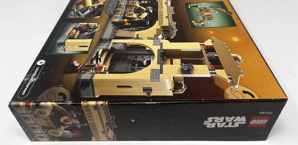 LEGO Star Wars Boba Fett's Throne Room 75326 (shelf wear, minor creasing, see pictures)