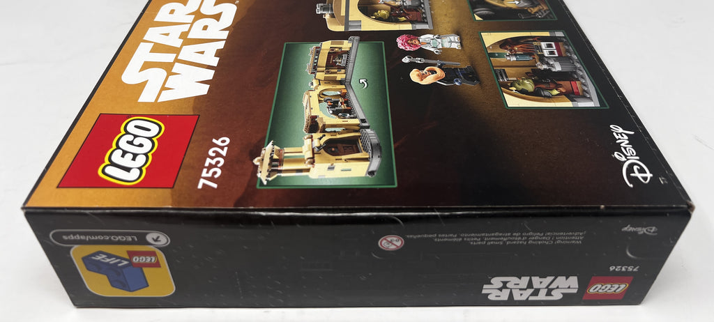 LEGO Star Wars Boba Fett's Throne Room 75326 (shelf wear, minor creasing, see pictures)