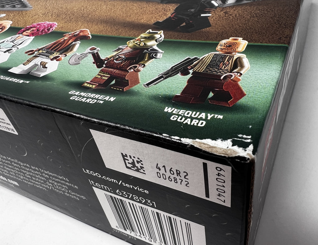 LEGO Star Wars Boba Fett's Throne Room 75326 (shelf wear, minor creasing, see pictures)