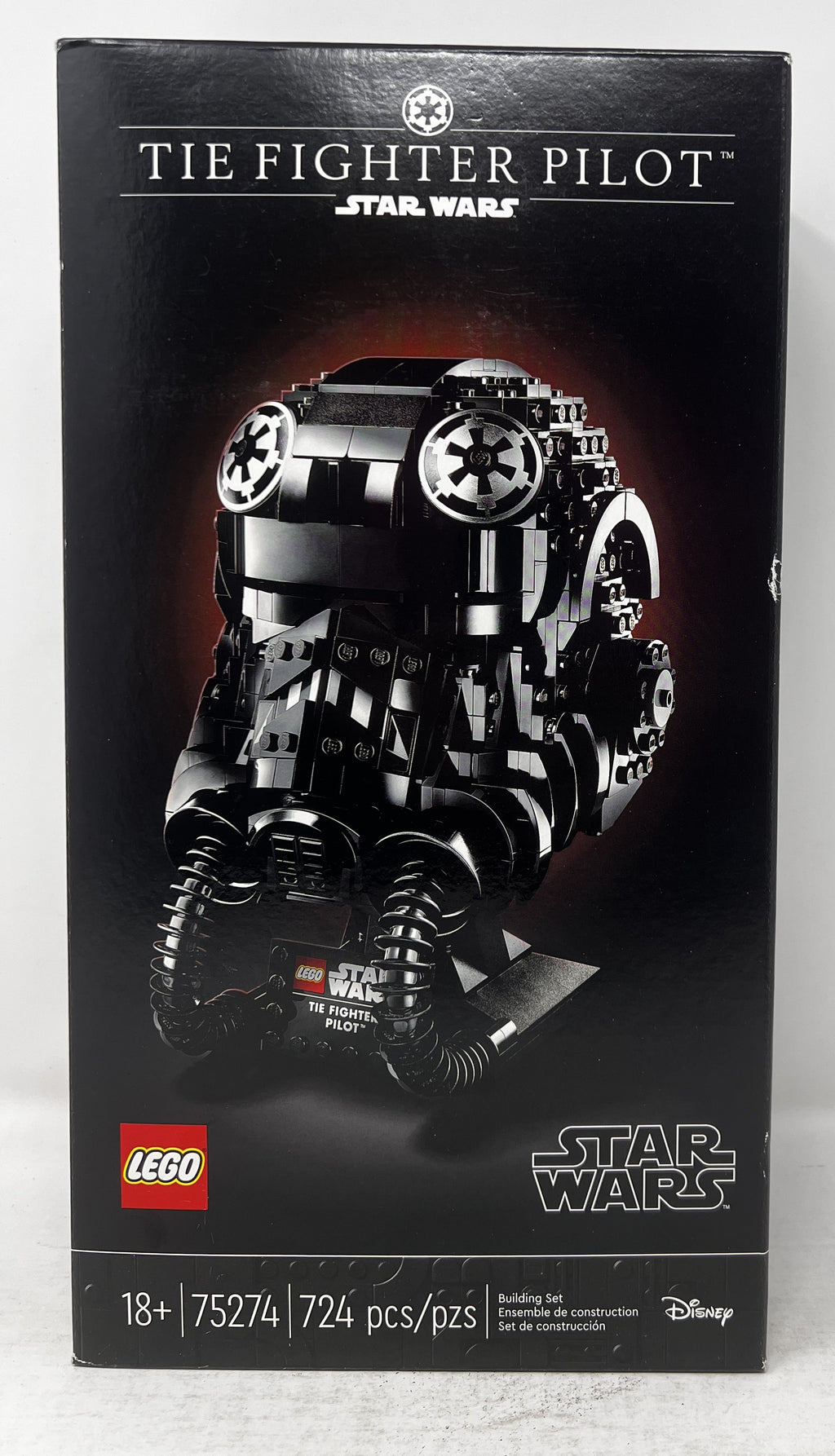 LEGO Star Wars TIE Fighter Pilot Helmet 75274 (shelf wear, see pictures)
