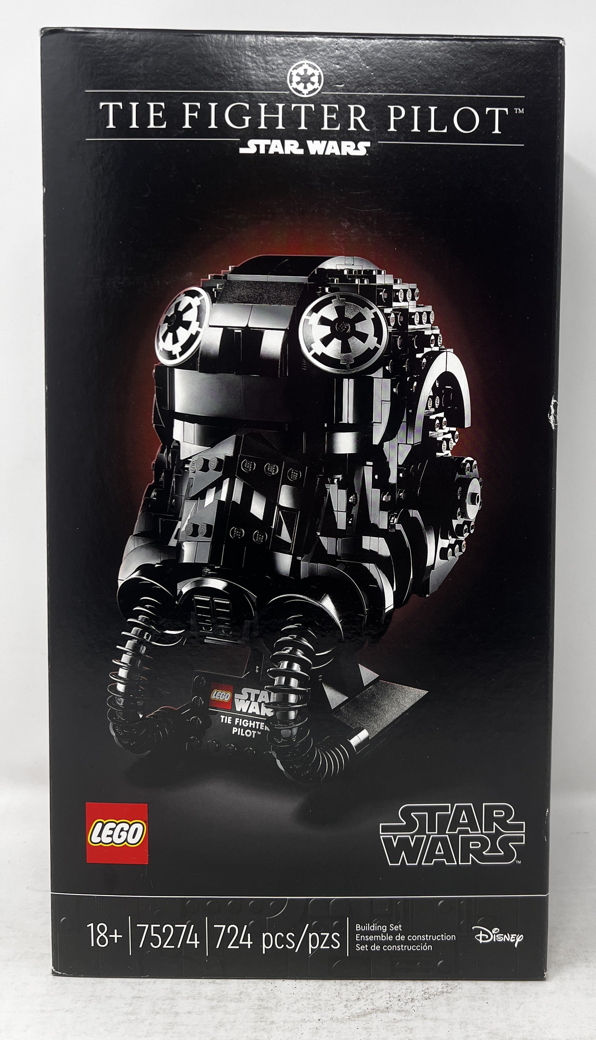 LEGO Star Wars TIE Fighter Pilot Helmet 75274 (shelf wear, see pictures)