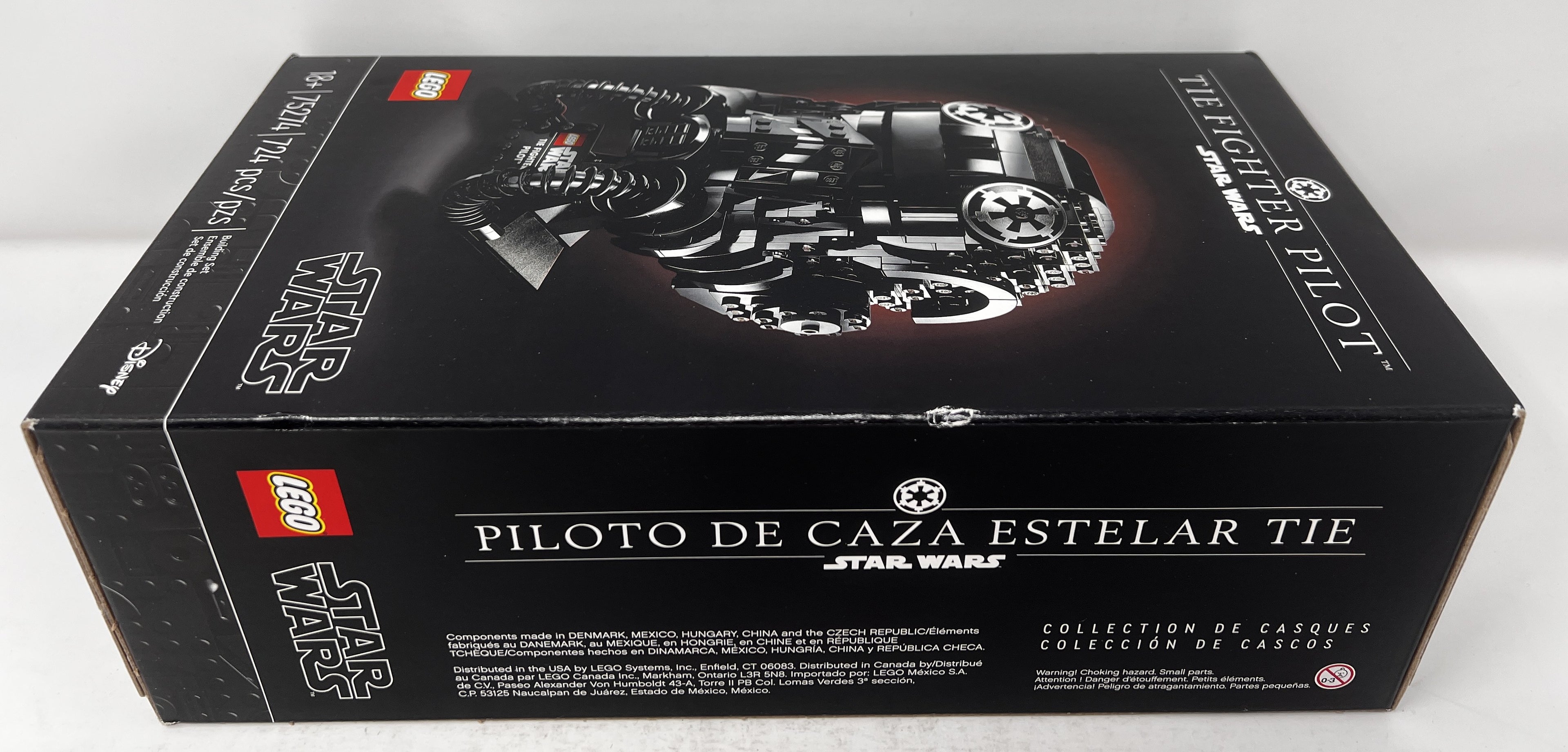 LEGO Star Wars TIE Fighter Pilot Helmet 75274 (shelf wear, see pictures)