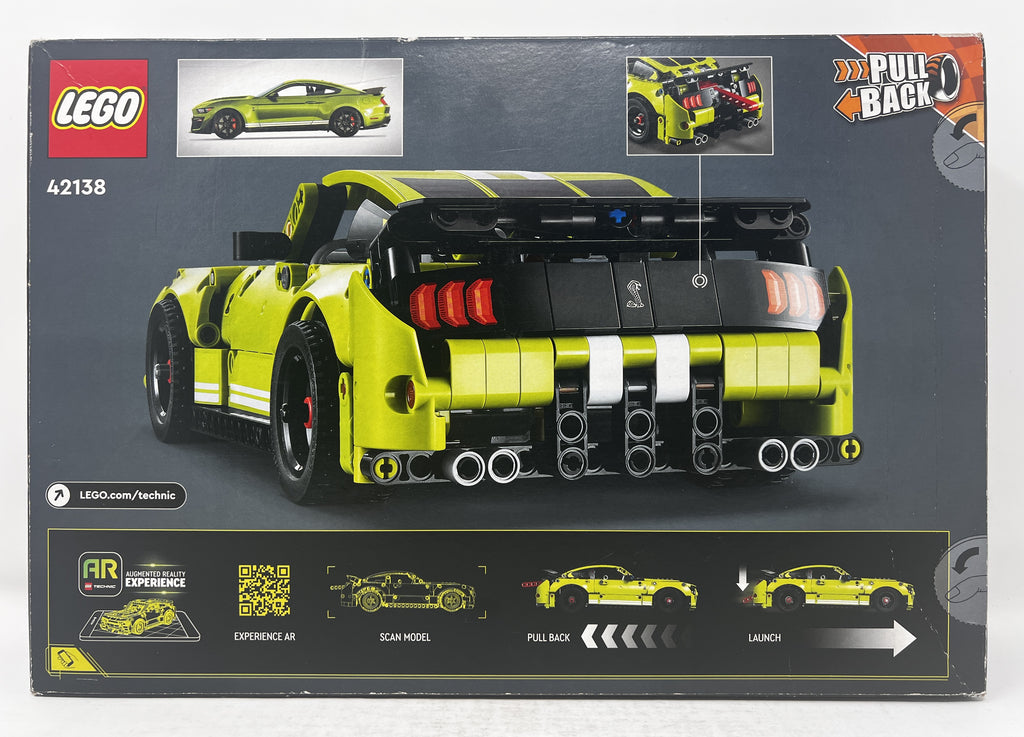 LEGO Technic Ford Shelby Cobra 42138 (shelf wear and creasing, see pictures)