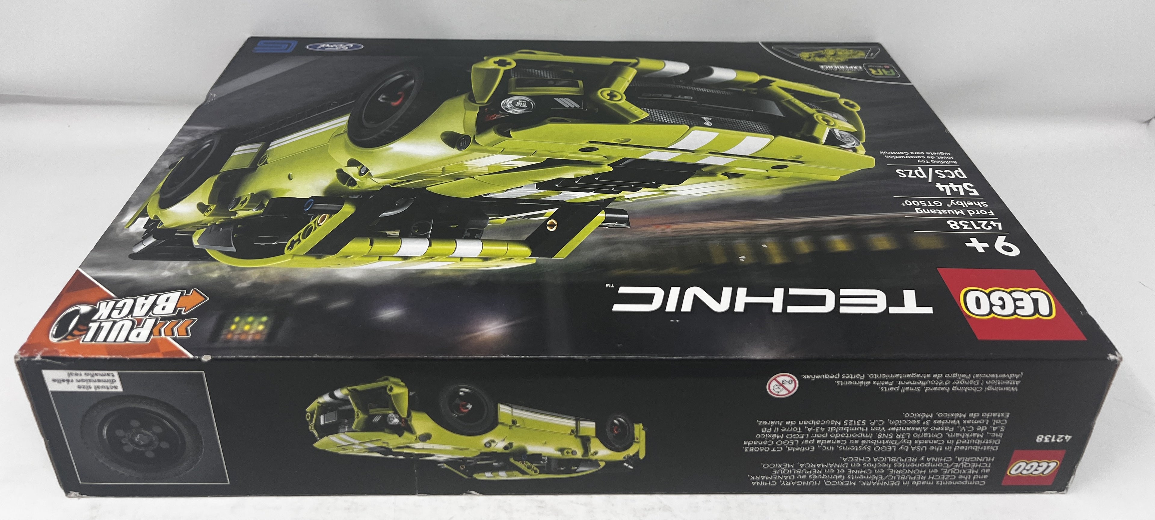LEGO Technic Ford Shelby Cobra 42138 (shelf wear and creasing, see pictures)