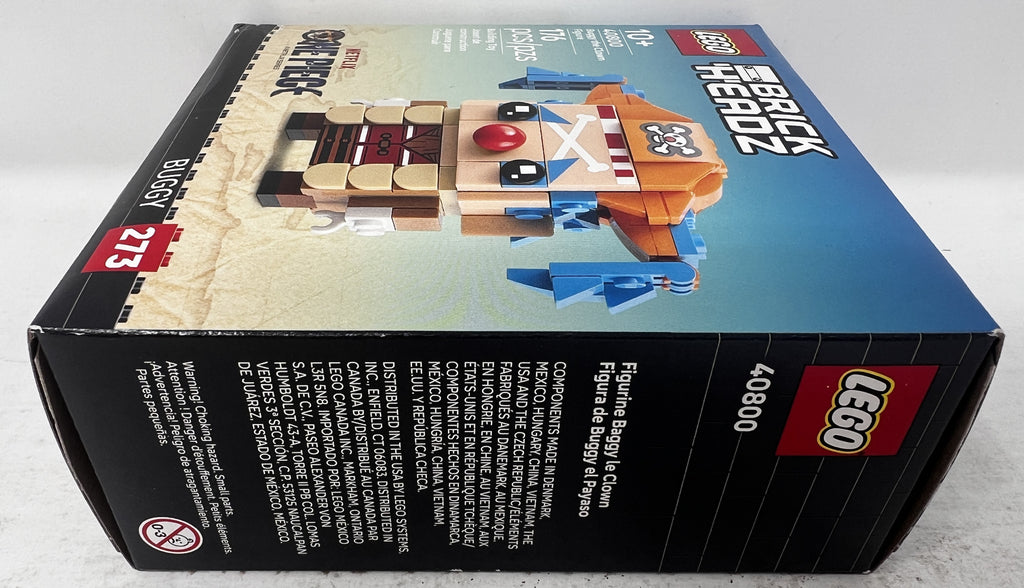 LEGO BrickHeadz Buggy the Clown Figure 40800 (Shelf wear, See pictures)