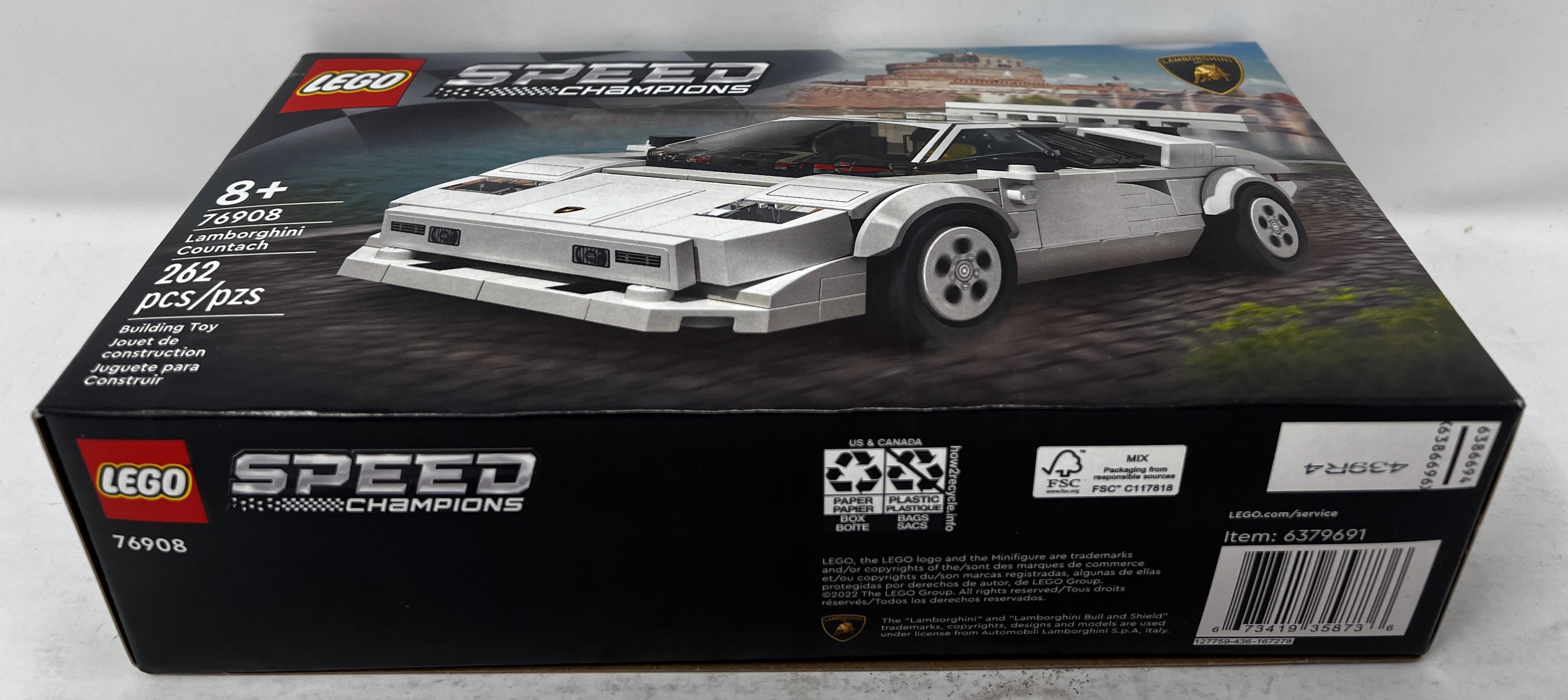 LEGO Speed Champions Lamborghini Countach 76908 (Punctured box, see pictures)