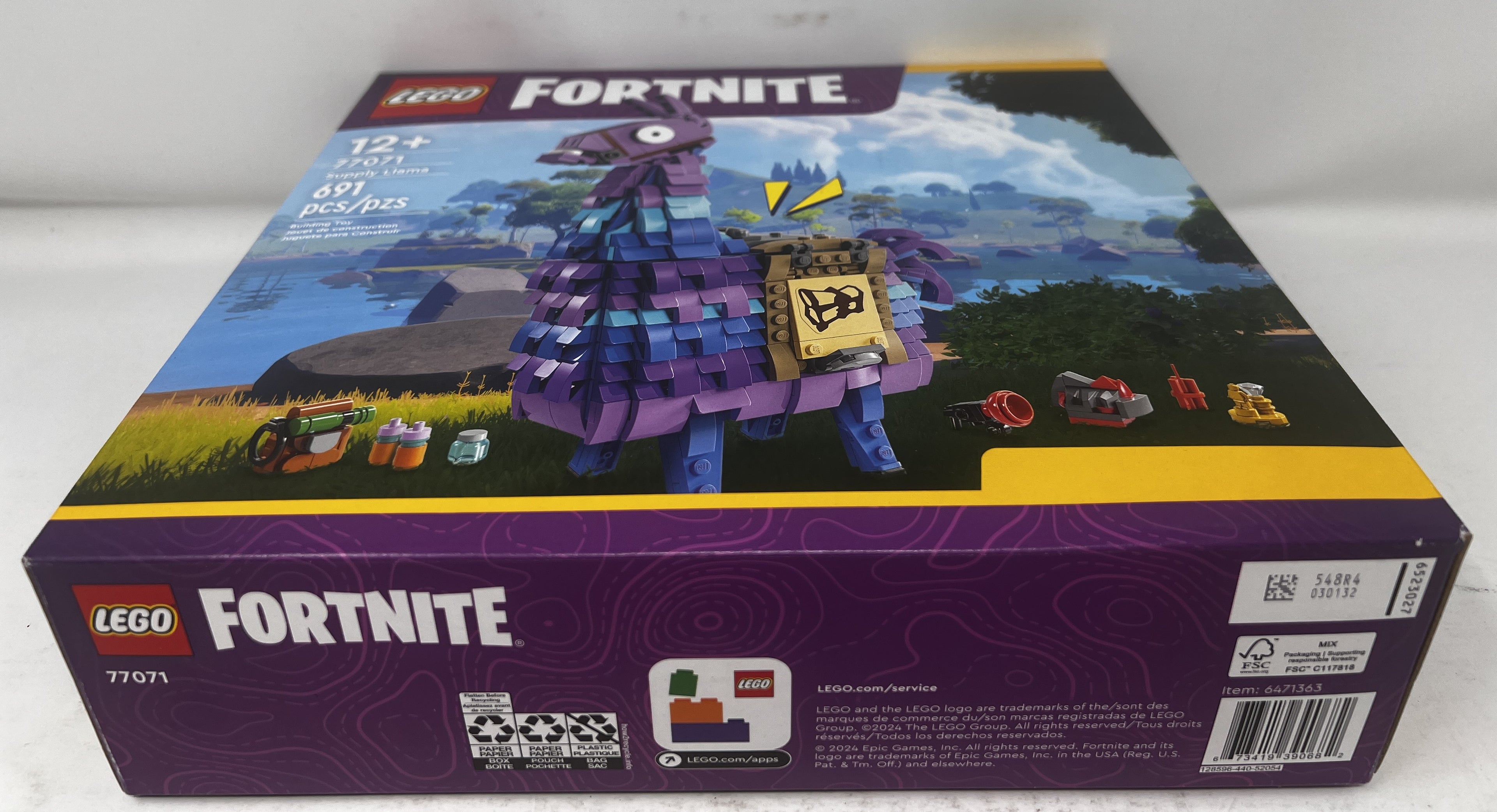LEGO Fortnite Supply Llama 77071 (very minor wear, see pictures)