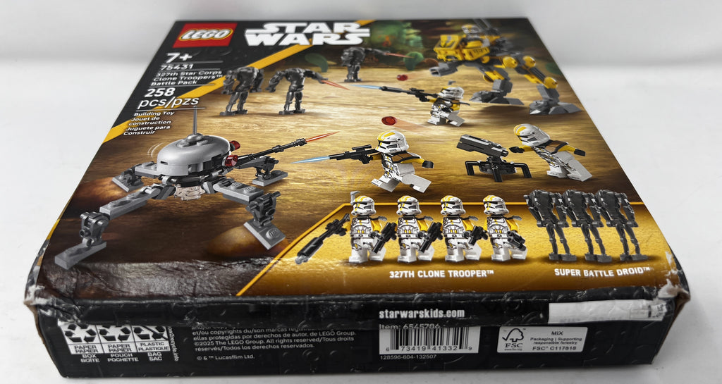 LEGO® Star Wars 327th Star Corps Clone Troopers Battle Pack 75431 (Damaged box, see pictures)