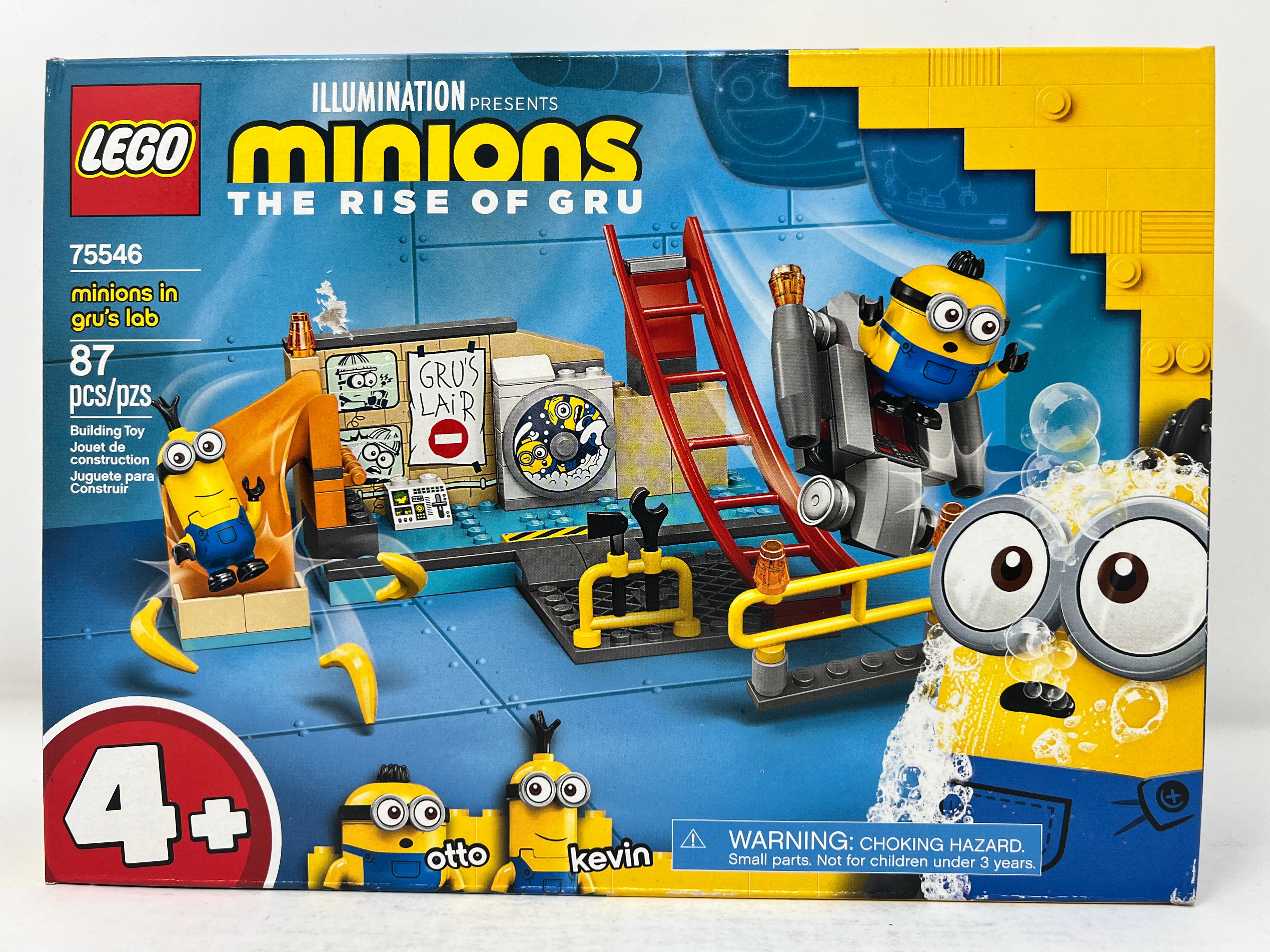 LEGO Minions: The Rise of Gru - Minions in Gru's Lab #75546 (shelf wear, see pictures)