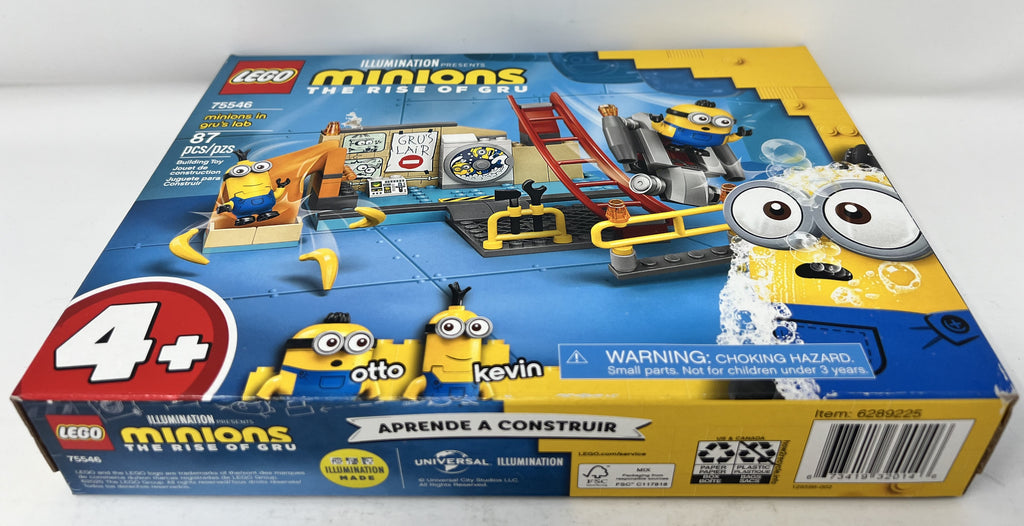 LEGO Minions: The Rise of Gru - Minions in Gru's Lab #75546 (shelf wear, see pictures)
