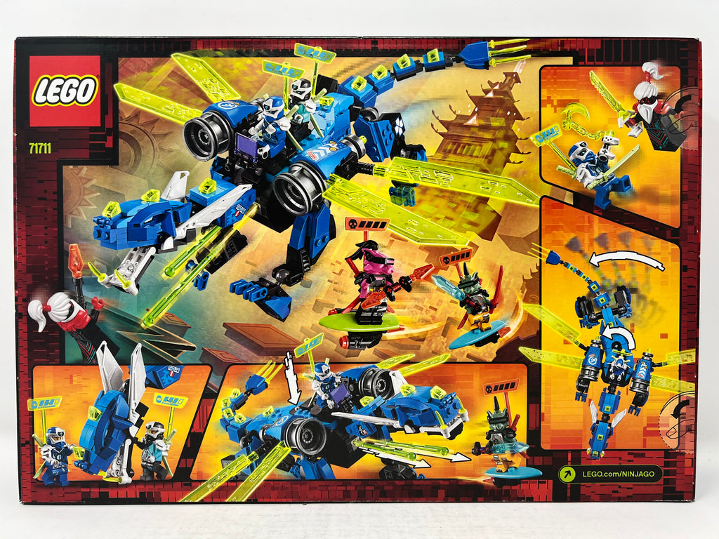 LEGO Ninjago Jay's Cyber Dragon #71711 (shelf wear, see pictures)
