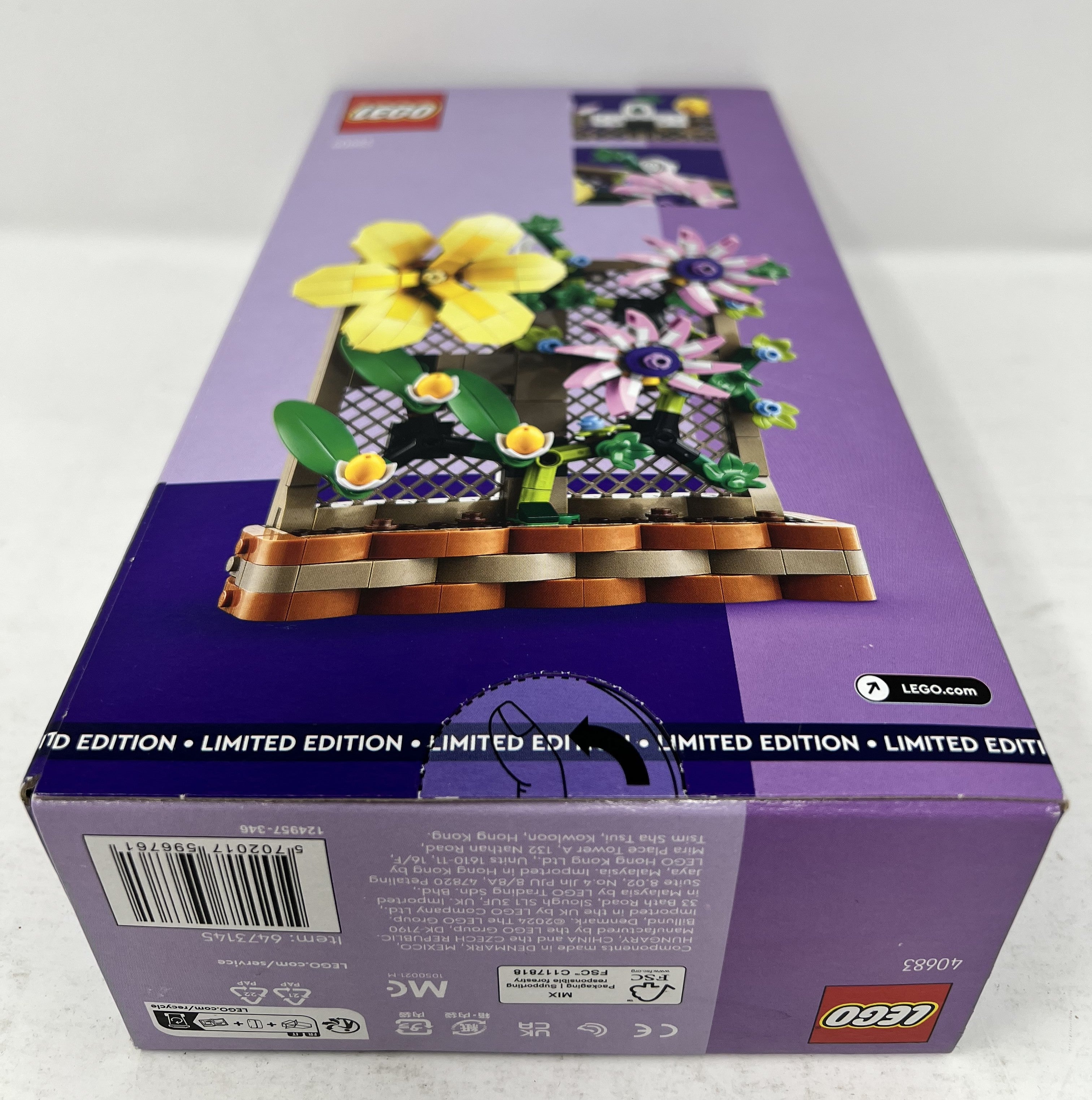 LEGO Flower Trellis Display #40683 (shelf wear, see pictures)