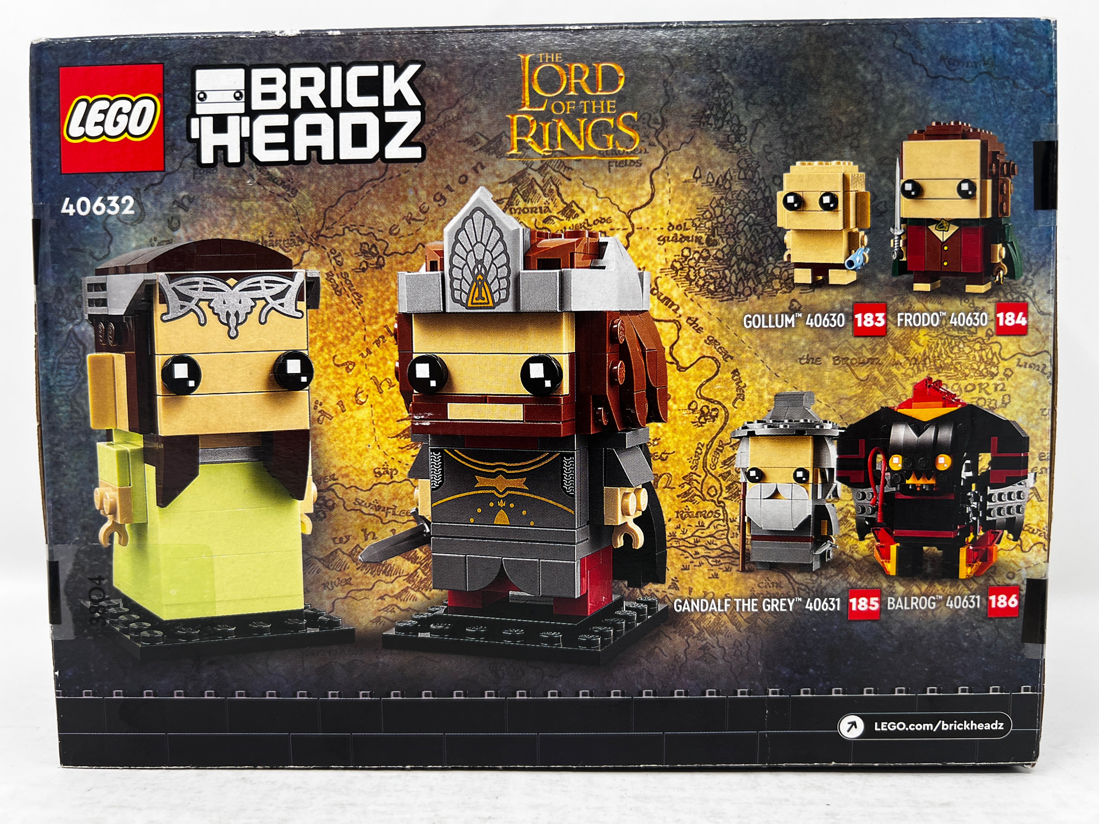 LEGO Brickheadz Aragorn & Arwen #40632 (shelf wear, see pictures)