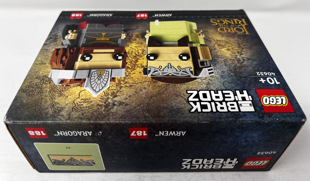 LEGO Brickheadz Aragorn & Arwen #40632 (shelf wear, see pictures)