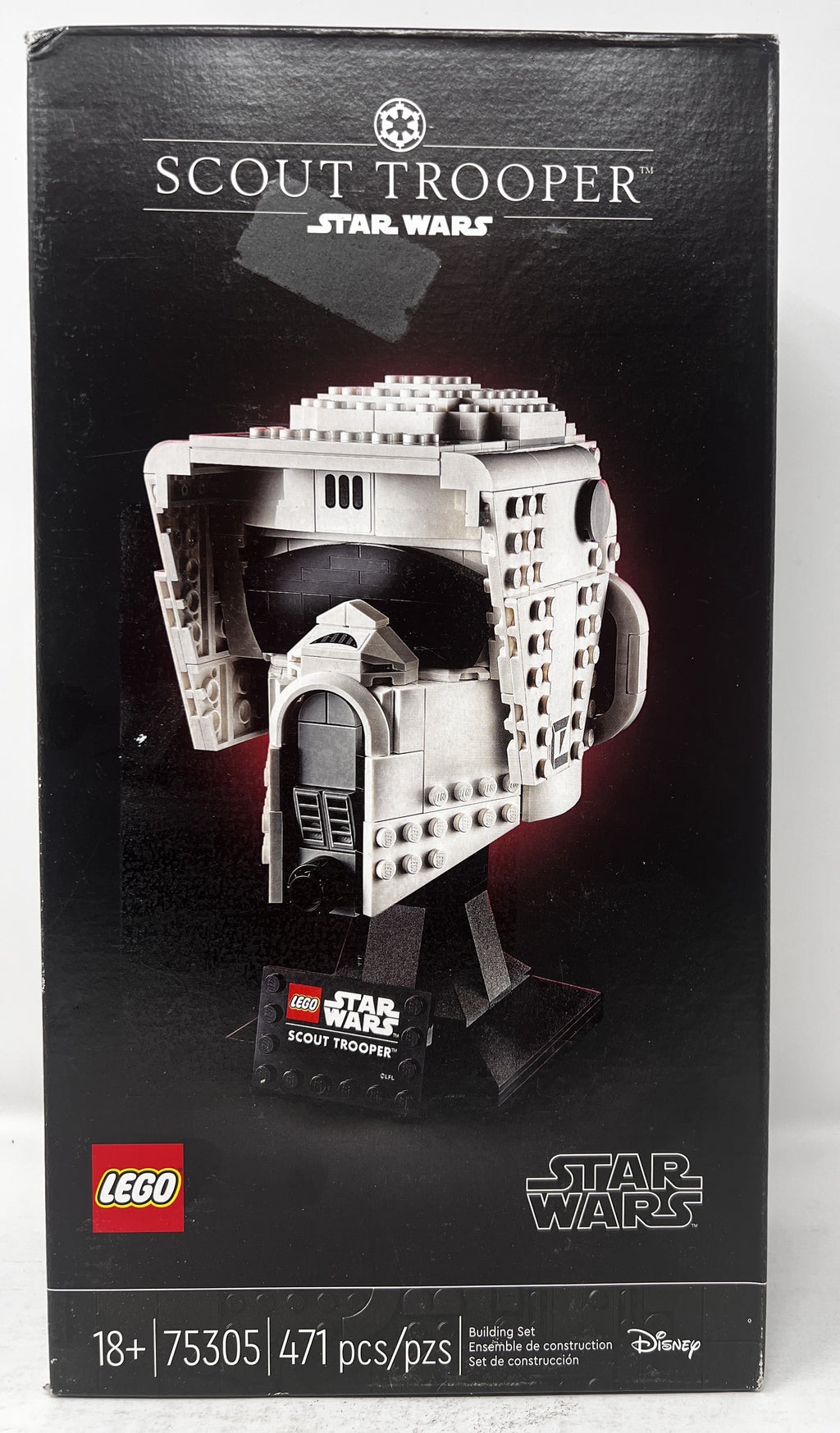 LEGO Star Wars Scout Trooper Helmet 75305 (Shelf wear, see pictures)
