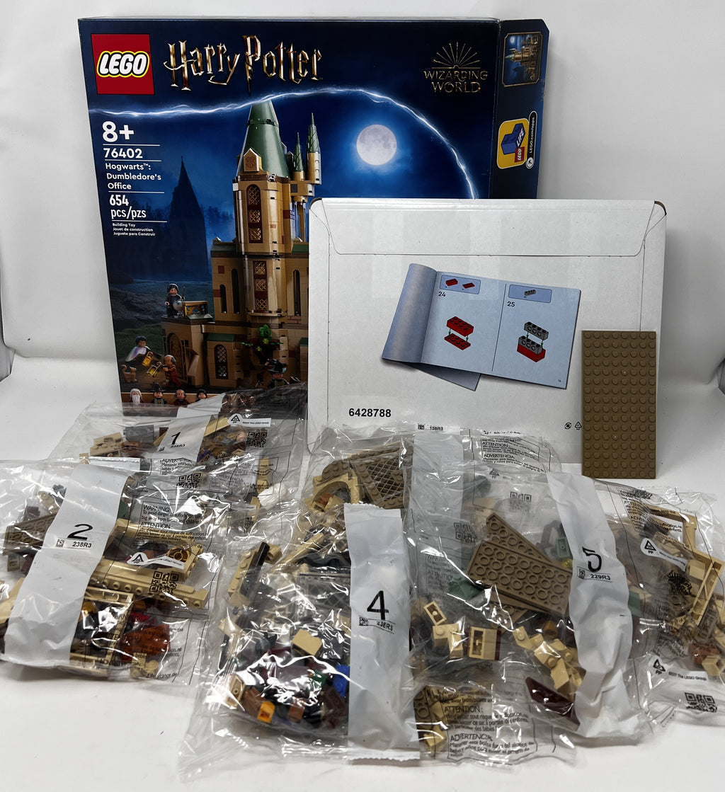 LEGO Harry Potter Hogwarts Dumbledore's Office #76402 (Open Box, sealed bags)