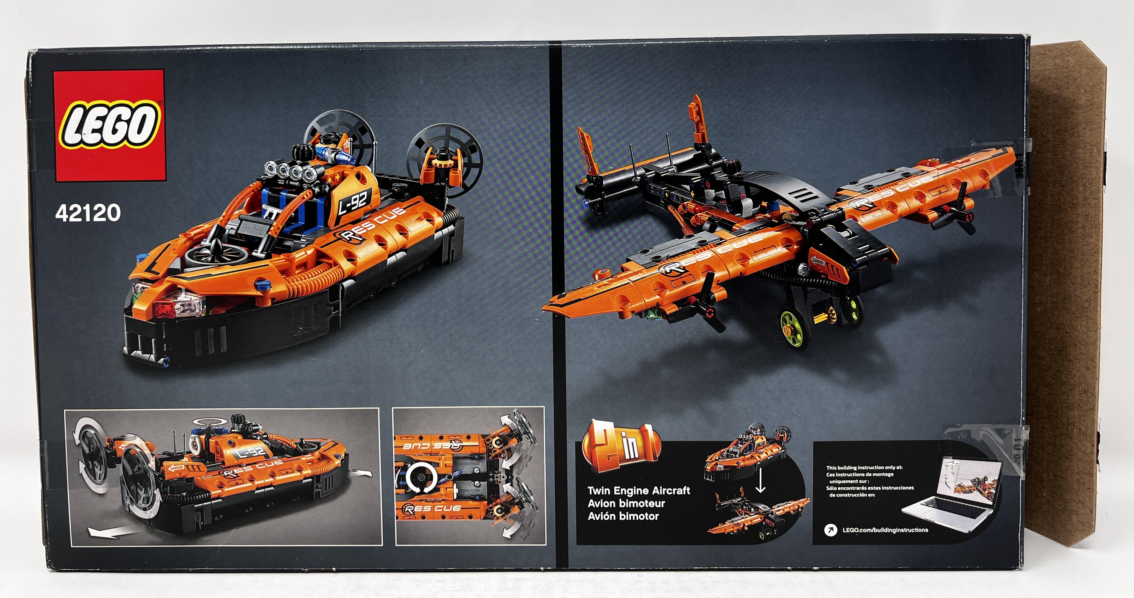 LEGO Technic Rescue Hovercraft 42120 (Open Box, Sealed Bags, see pictures)