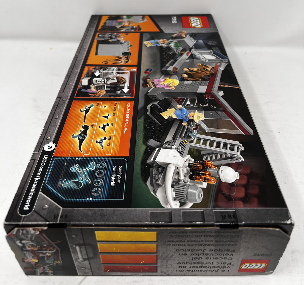 LEGO Jurassic Park Velociraptor Chase 75932 (shelf wear, see pictures)