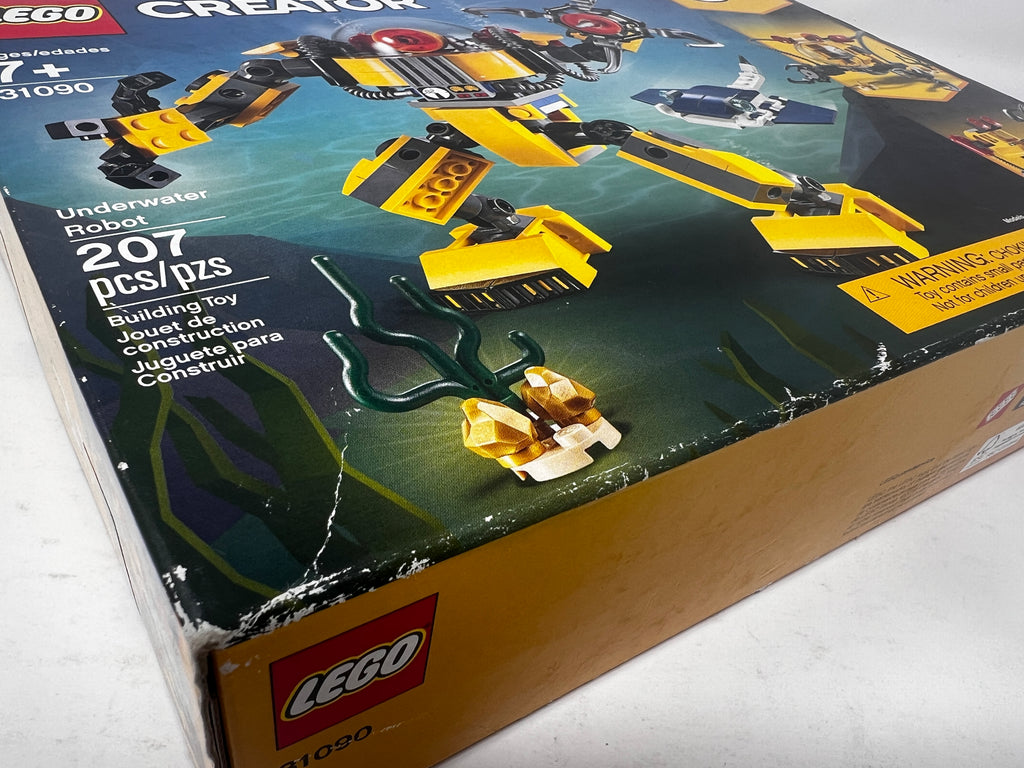 LEGO Creator 3-1in-1 Underwater Robot 31090 (heavy shelf wear, see pictures)