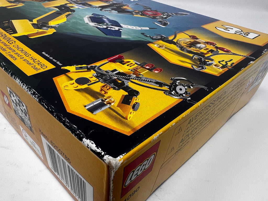 LEGO Creator 3-1in-1 Underwater Robot 31090 (heavy shelf wear, see pictures)