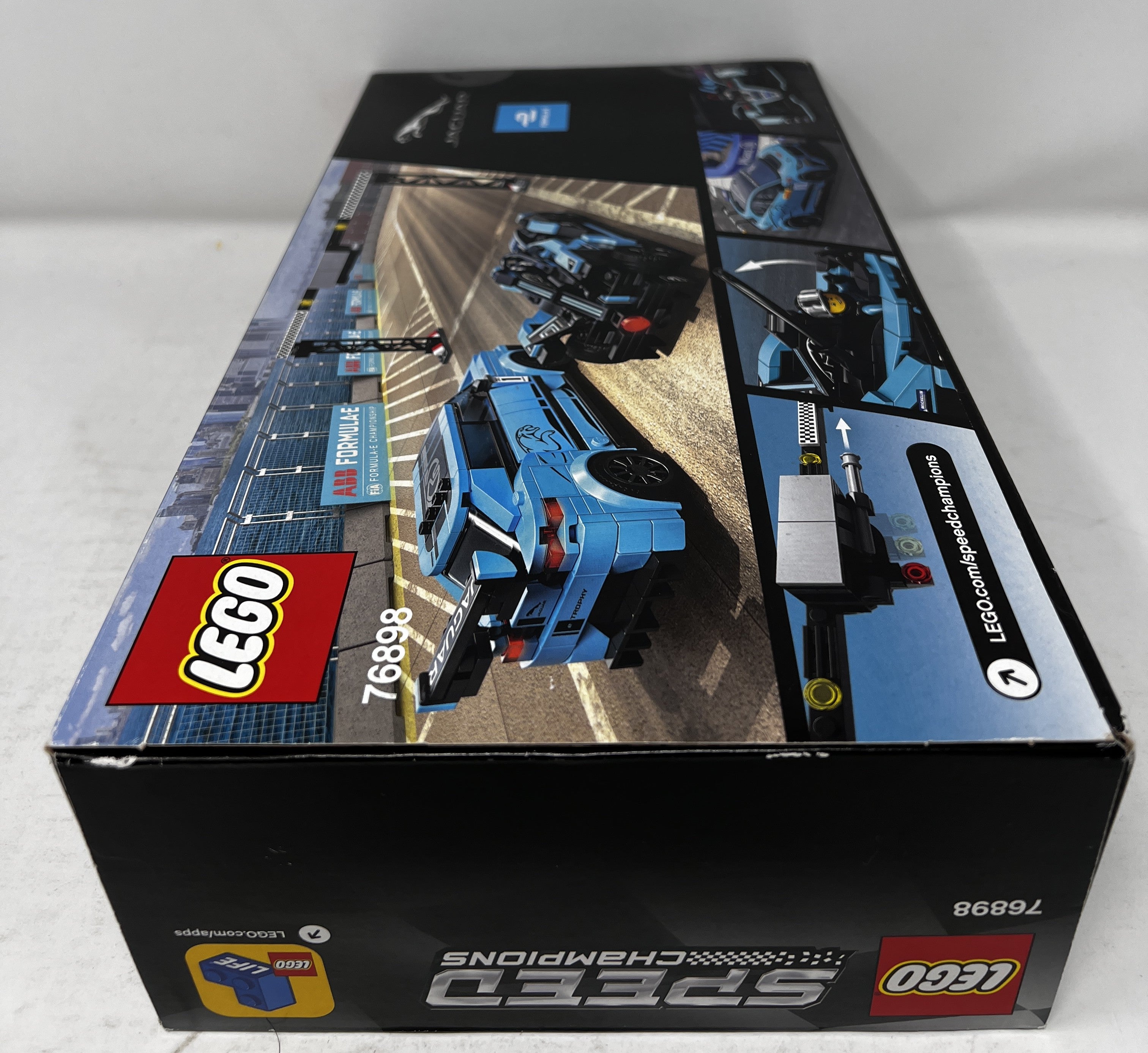 LEGO Formula E Panasonic Jaguar Racing GEN2 Car & Jaguar I-PACE eTROPHY 76898 (shelf wear, see pictures)
