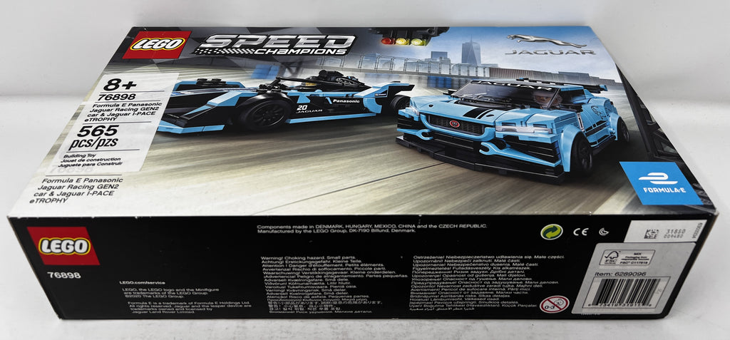 LEGO Formula E Panasonic Jaguar Racing GEN2 Car & Jaguar I-PACE eTROPHY 76898 (shelf wear, see pictures)