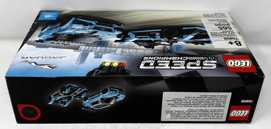 LEGO Formula E Panasonic Jaguar Racing GEN2 Car & Jaguar I-PACE eTROPHY 76898 (shelf wear, see pictures)