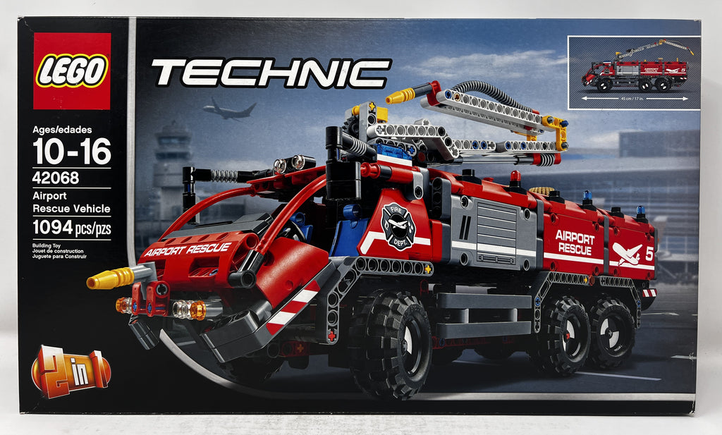 LEGO Technic Airport Rescue Vehicle 42068 (shelf wear, see pictures)