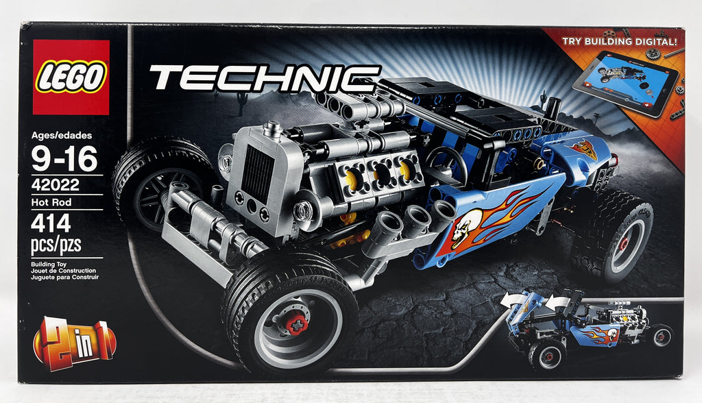 LEGO Technic Hot Rod 42022 (minor shelf wear, see pictures)