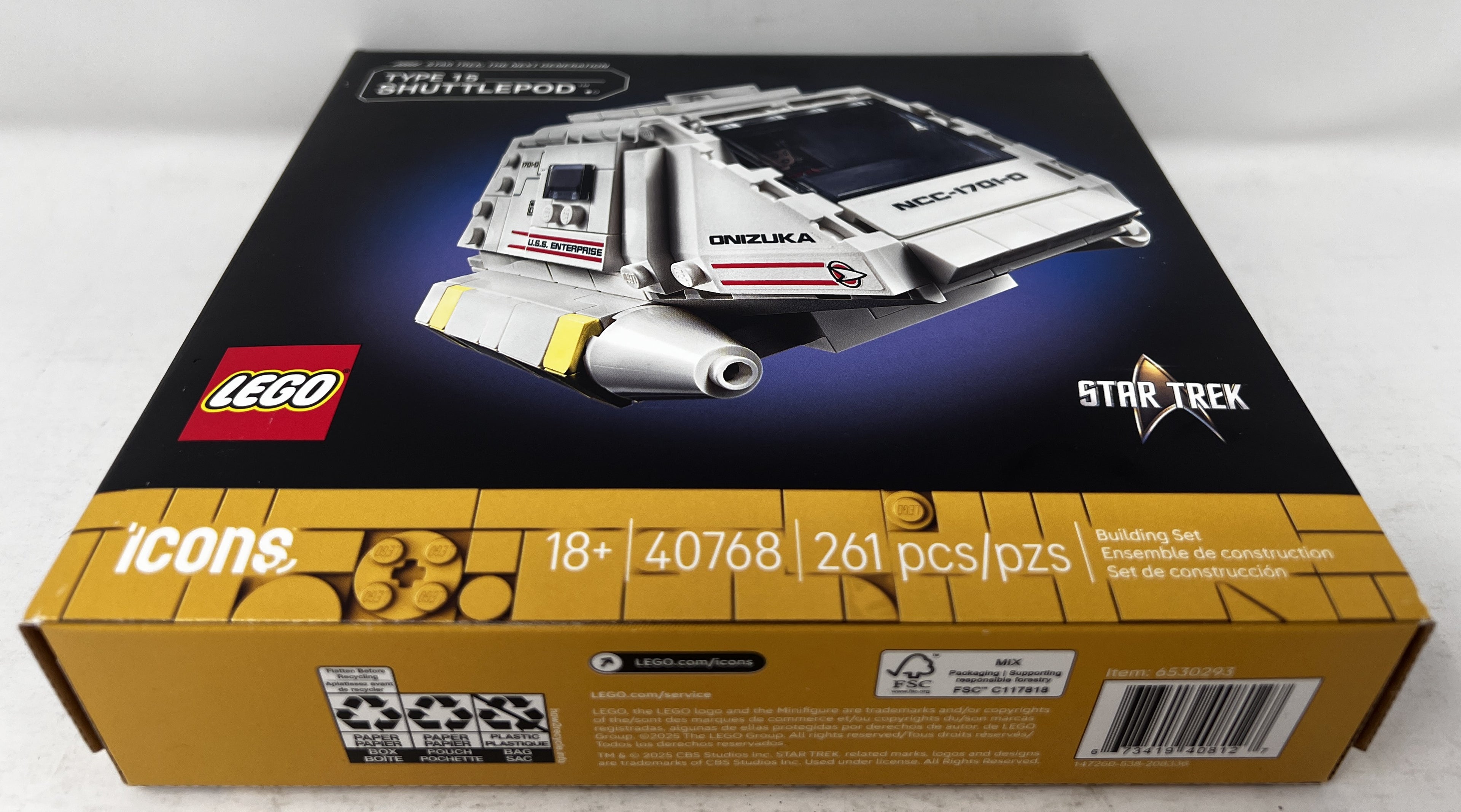 LEGO Icons Star Trek Type-15 Shuttlepod 40768
