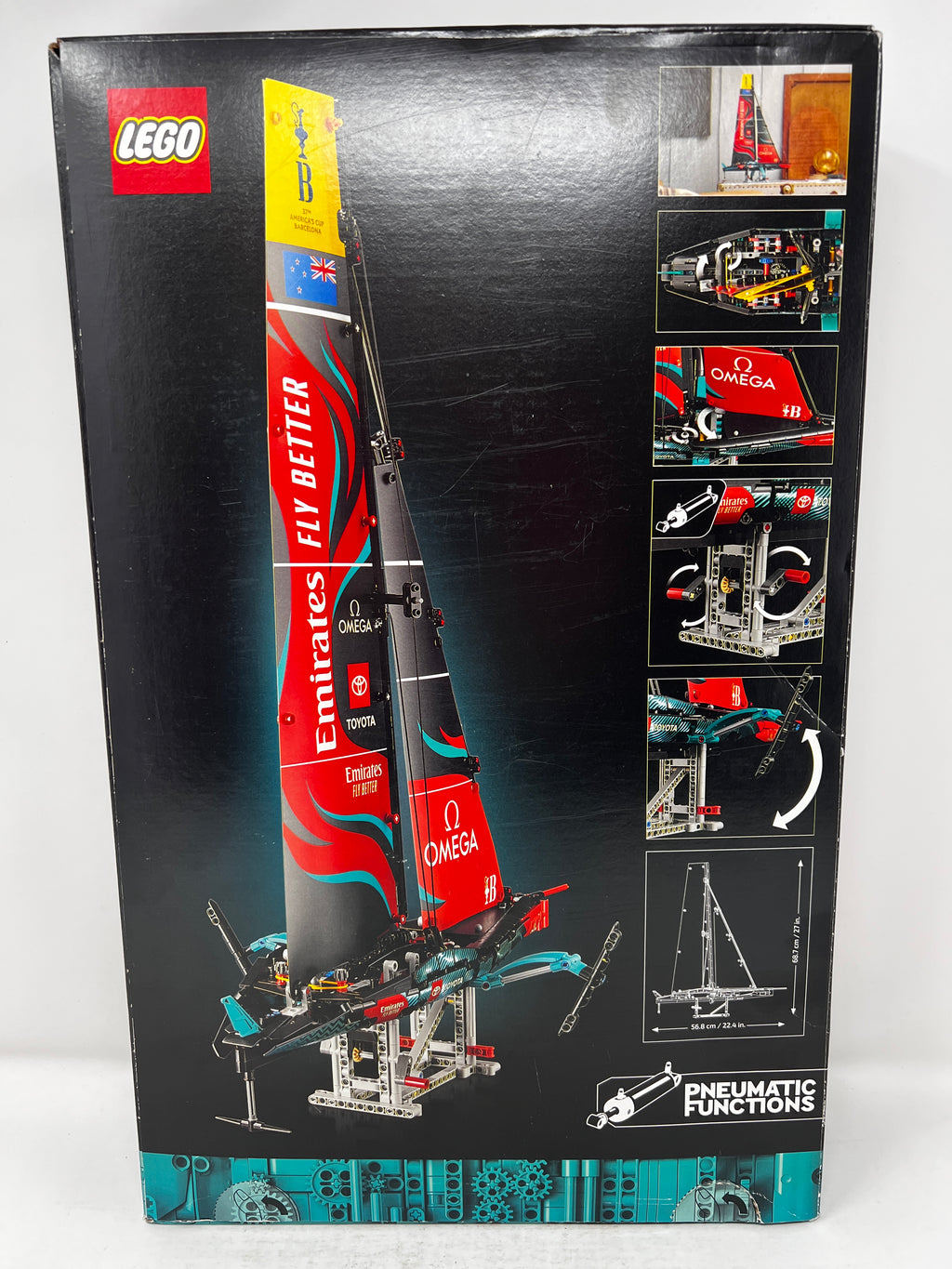 LEGO Technic Emirates New Zealand AC75 Racing Yacht 42174 (Box damage, see pictures)